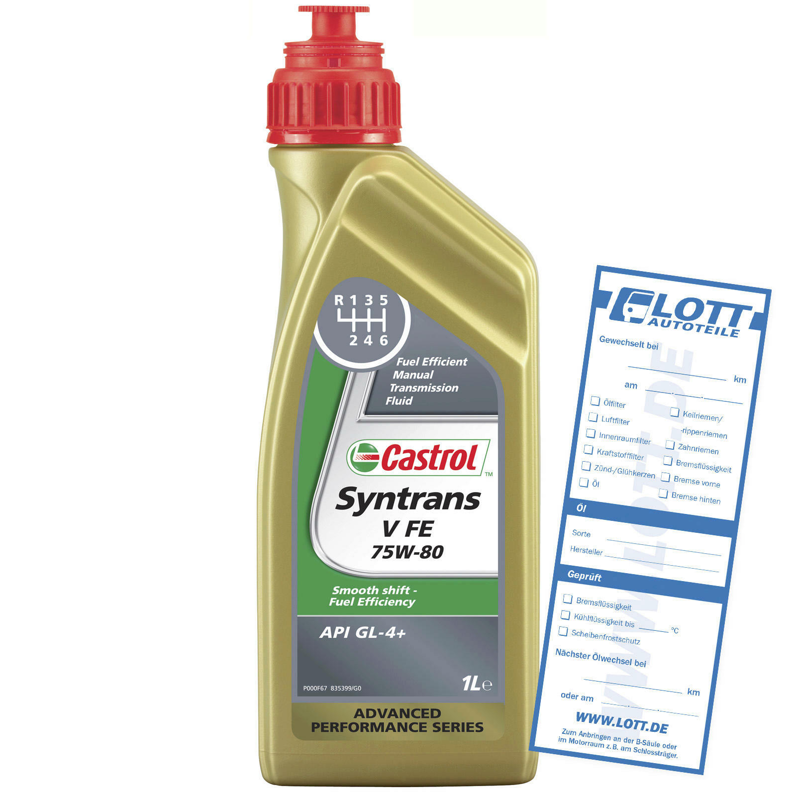 CASTROL Automatikgetriebeöl Syntrans V FE 75W-80 1L