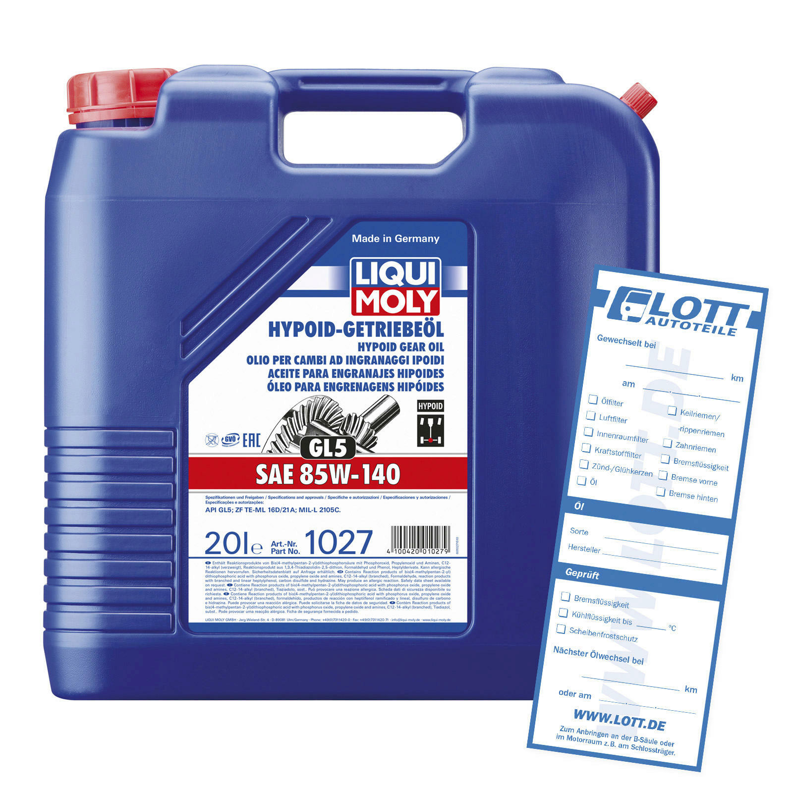 Liqui Moly Hypoidgetriebeöl SAE 85W-140