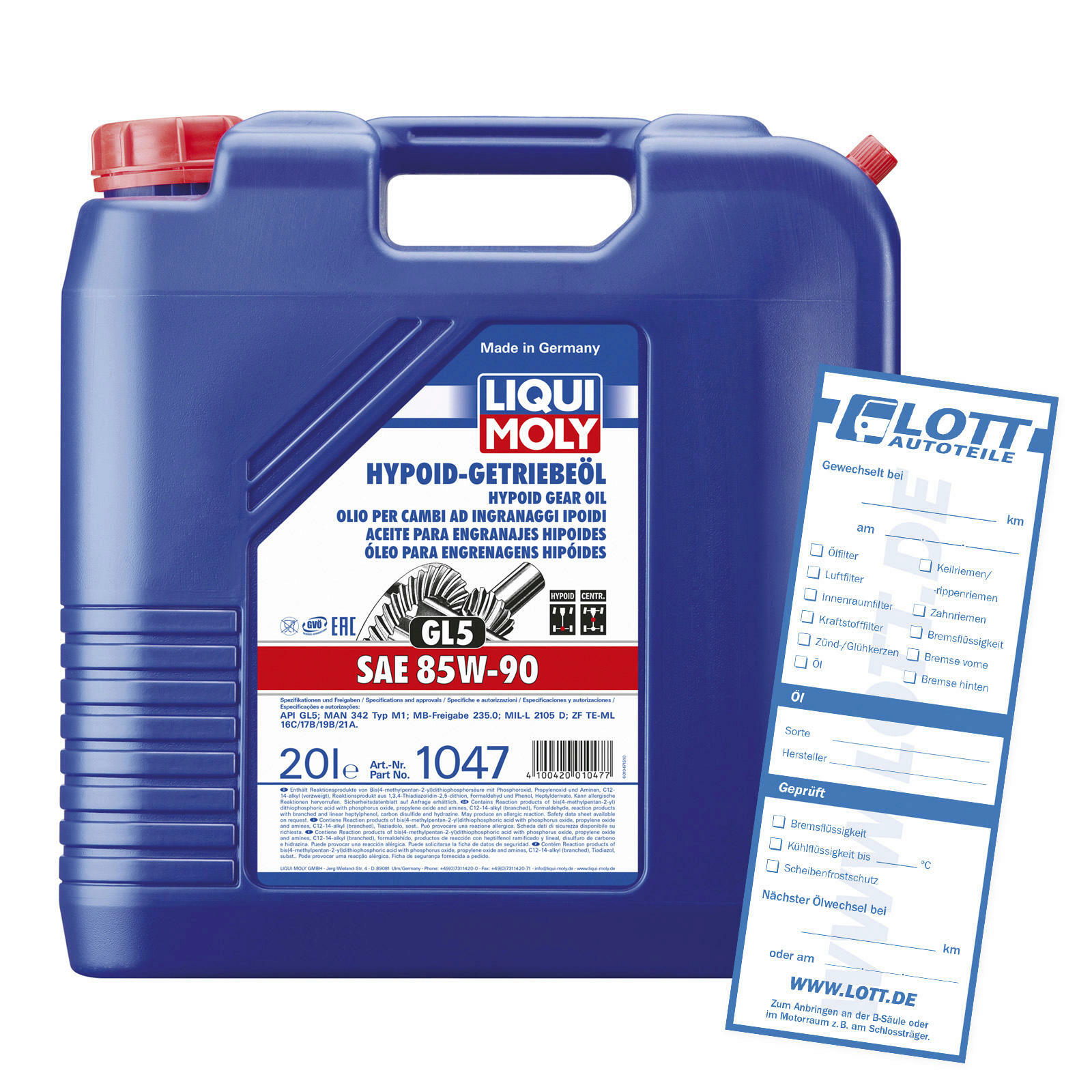 Liqui Moly Hypoidgetriebeöl SAE 85W-90 20L