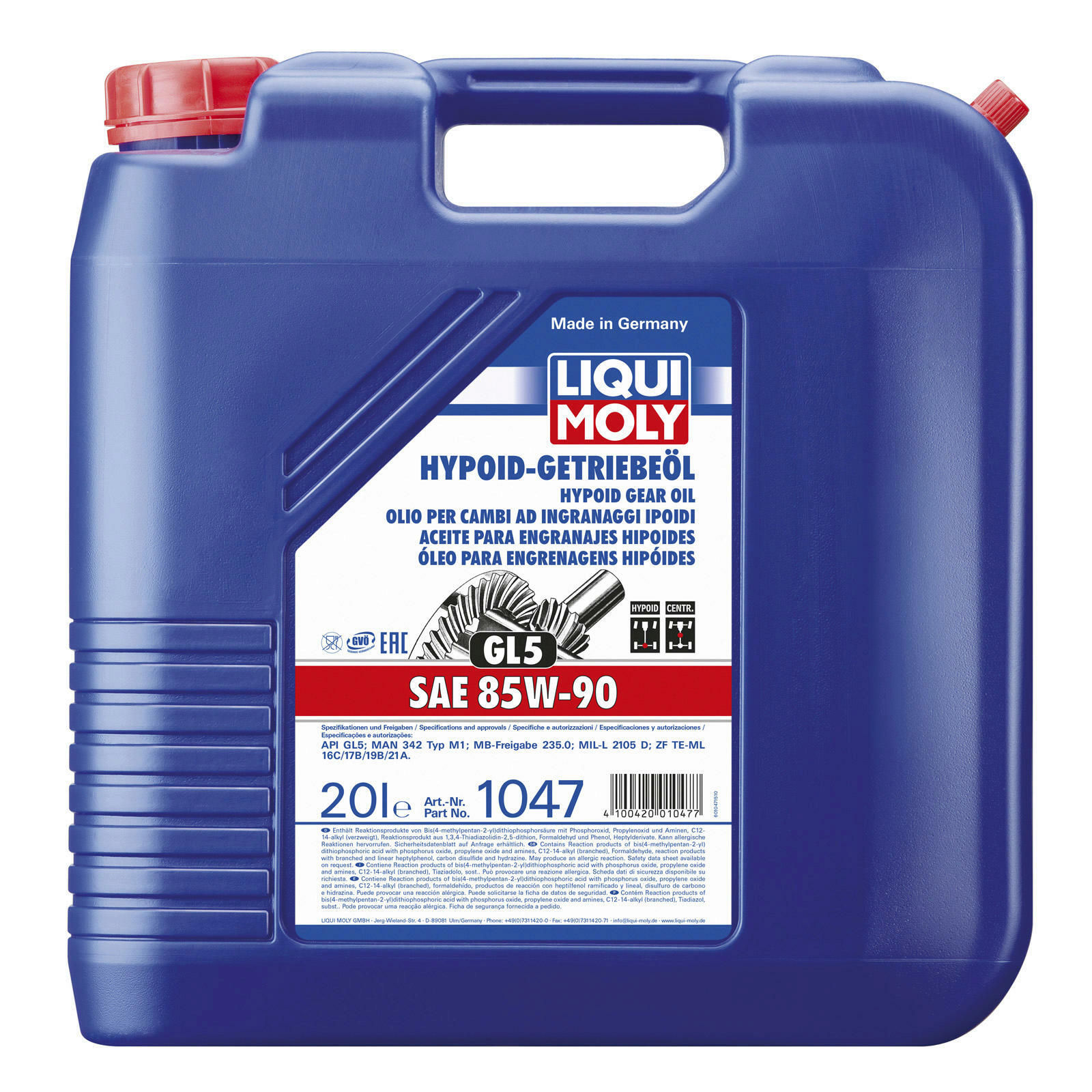 Liqui Moly Hypoidgetriebeöl SAE 85W-90 20L