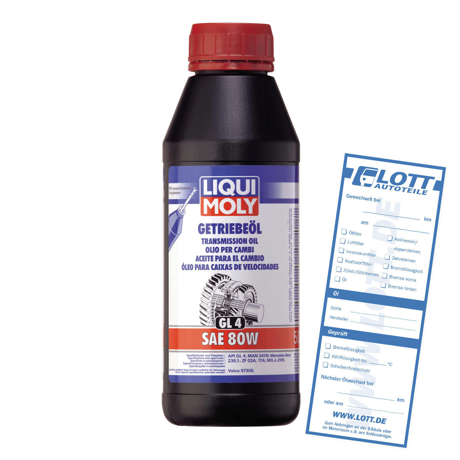 Liqui Moly Getriebeöl SAE 80W 500ml