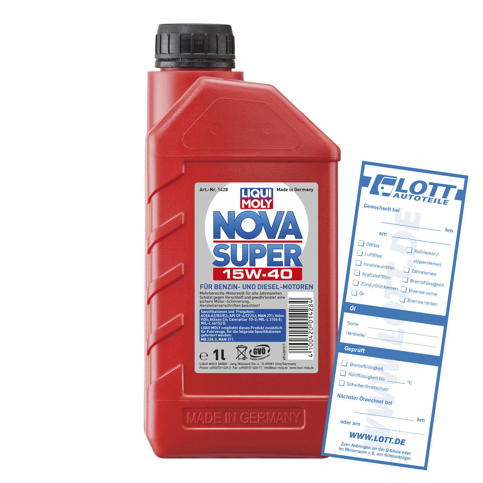 Liqui Moly Motoren&ouml;l Nova Super 15W-40 1L 1428