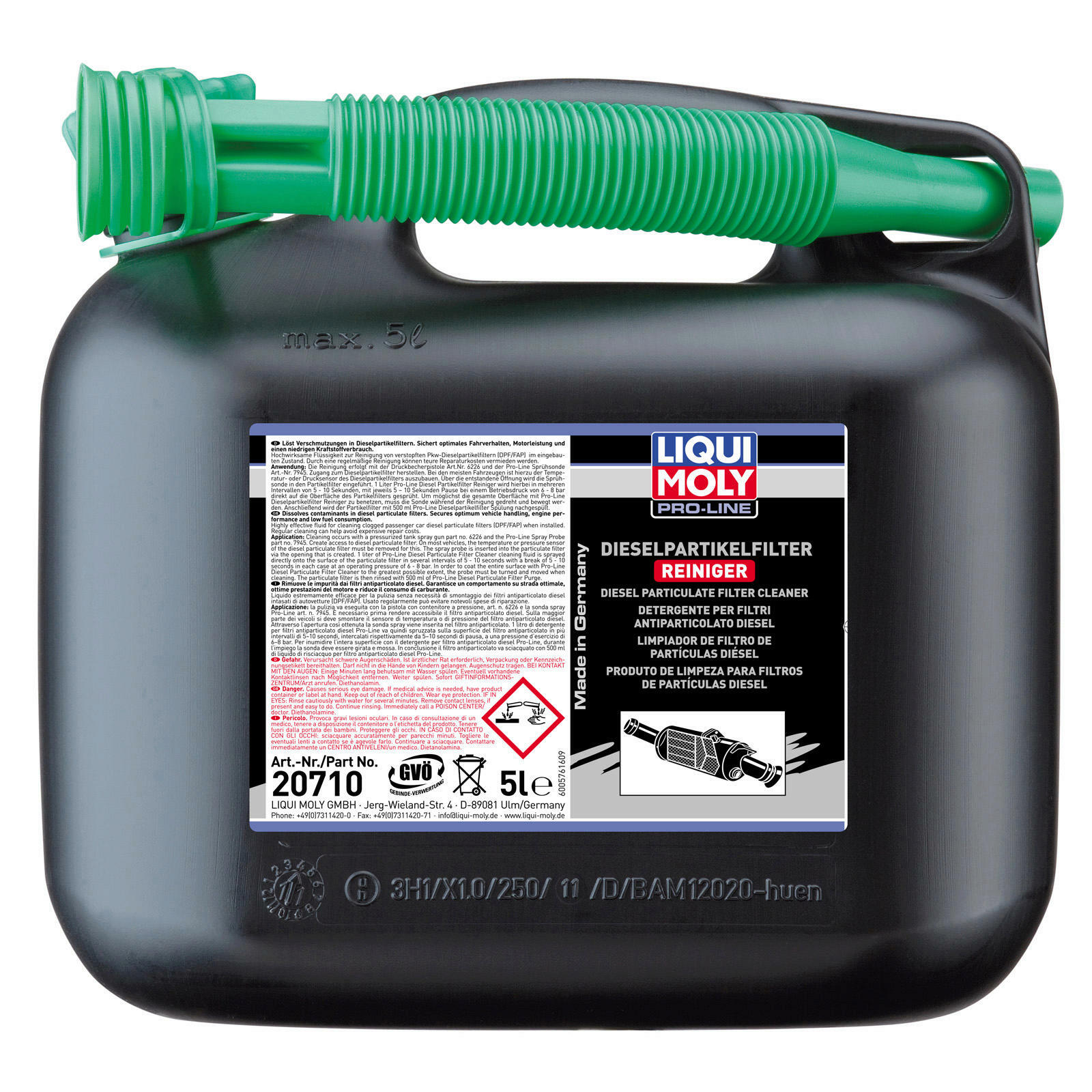 LIQUI MOLY Reiniger, Dieseleinspritzsystem Pro-Line Dieselpartikelfilterreiniger