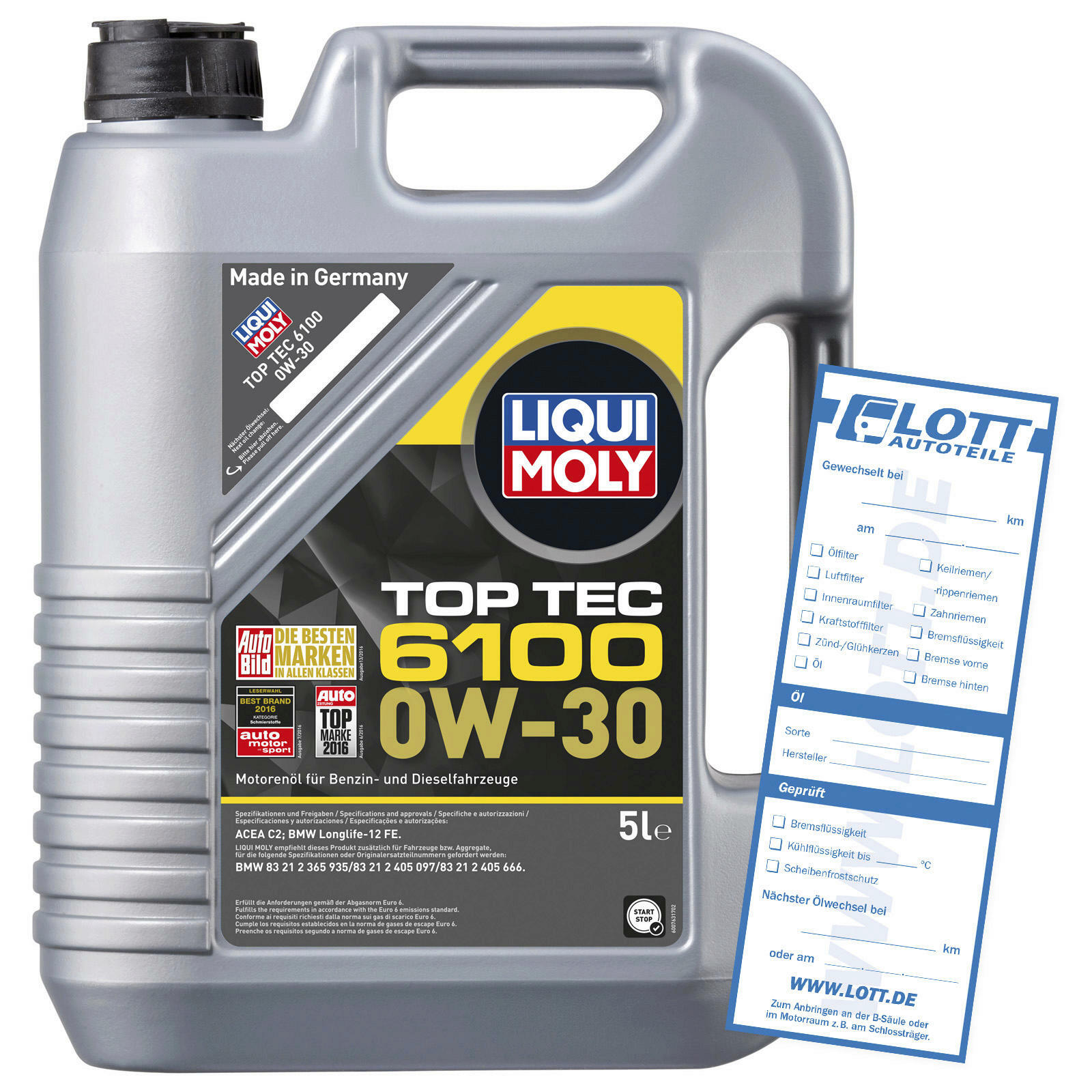 LIQUI MOLY TOP TEC 6100 0W-30 5L