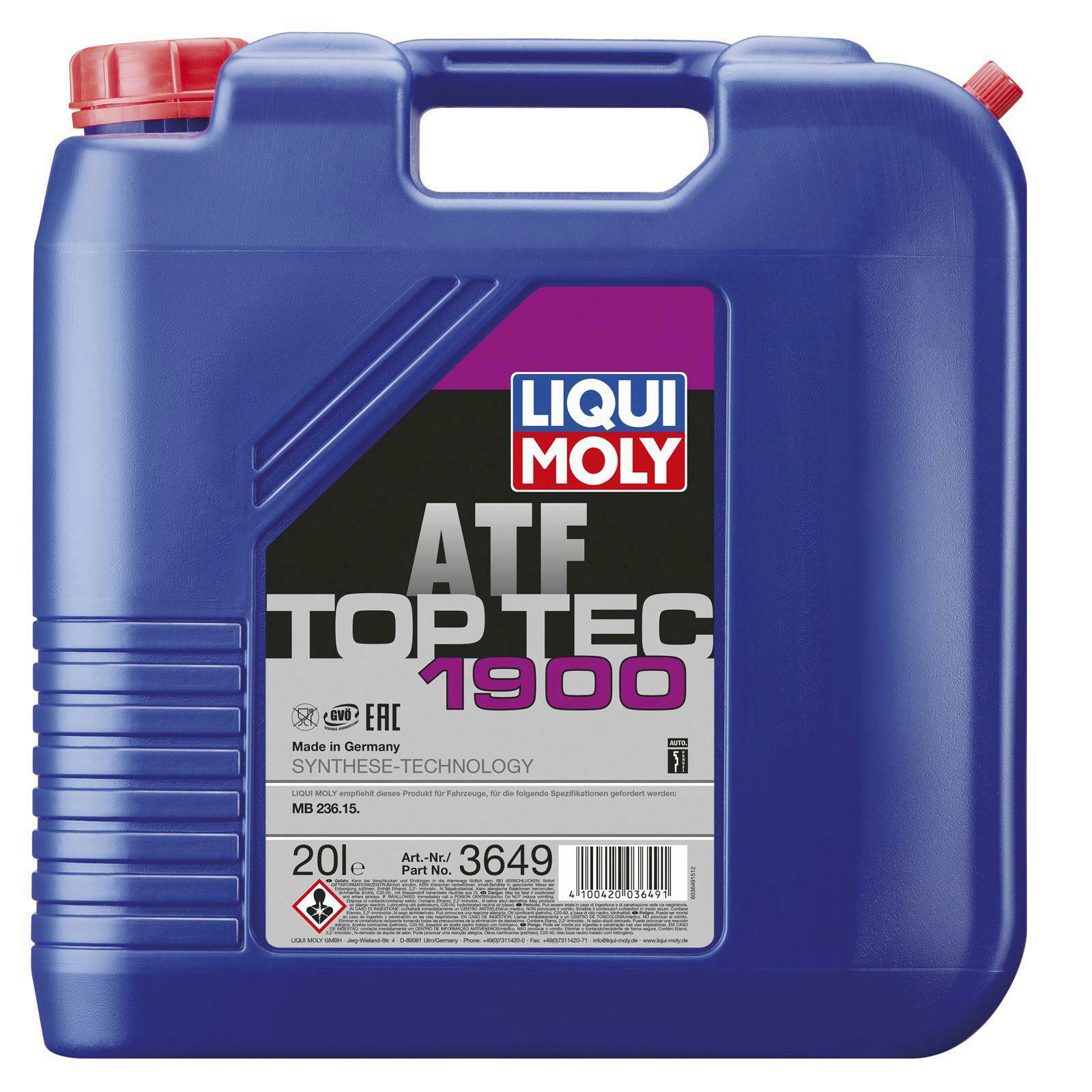 LIQUI MOLY Automatic Transmission Fluid Top Tec ATF 1900