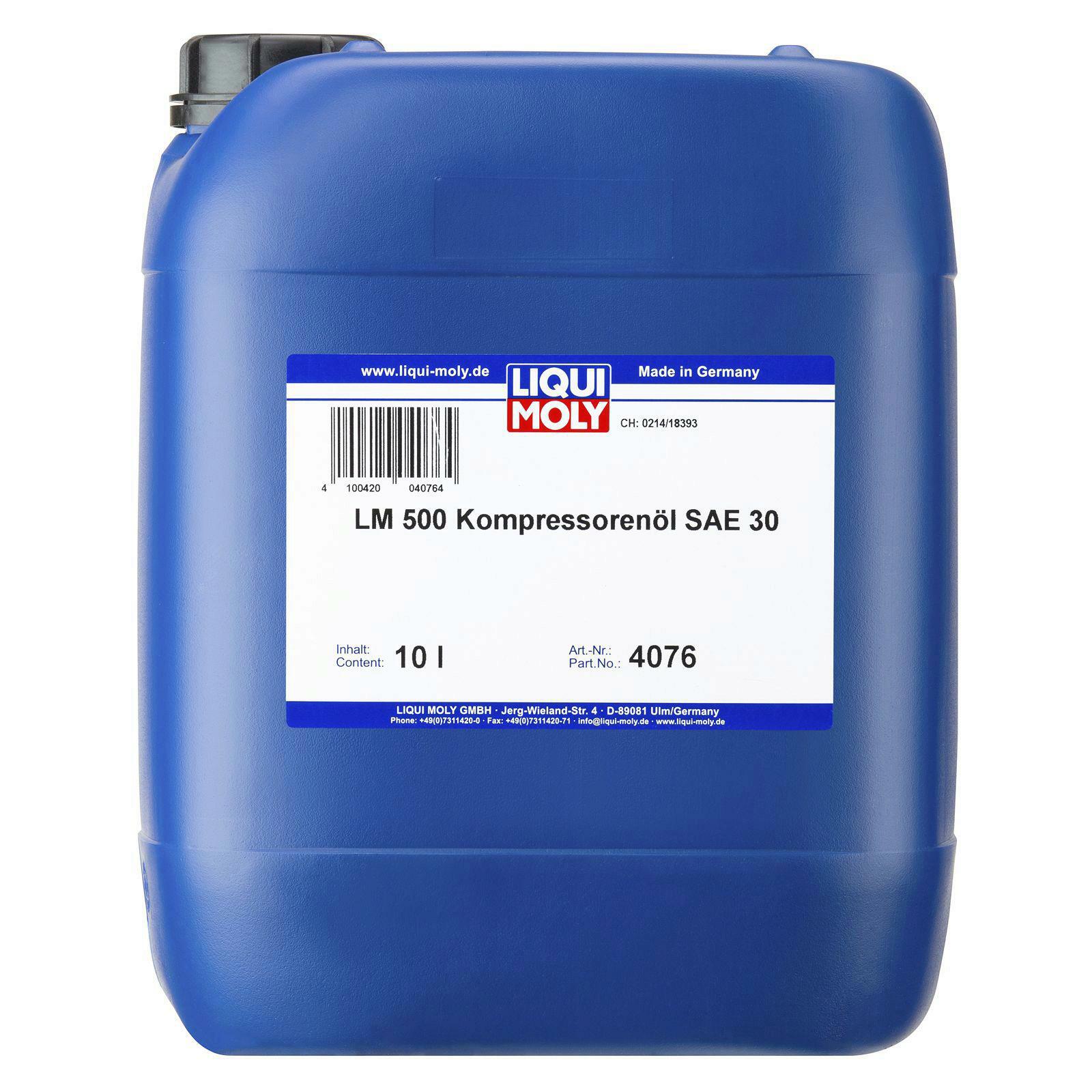 LM 500 Kompressorenoil SAE 30 10l