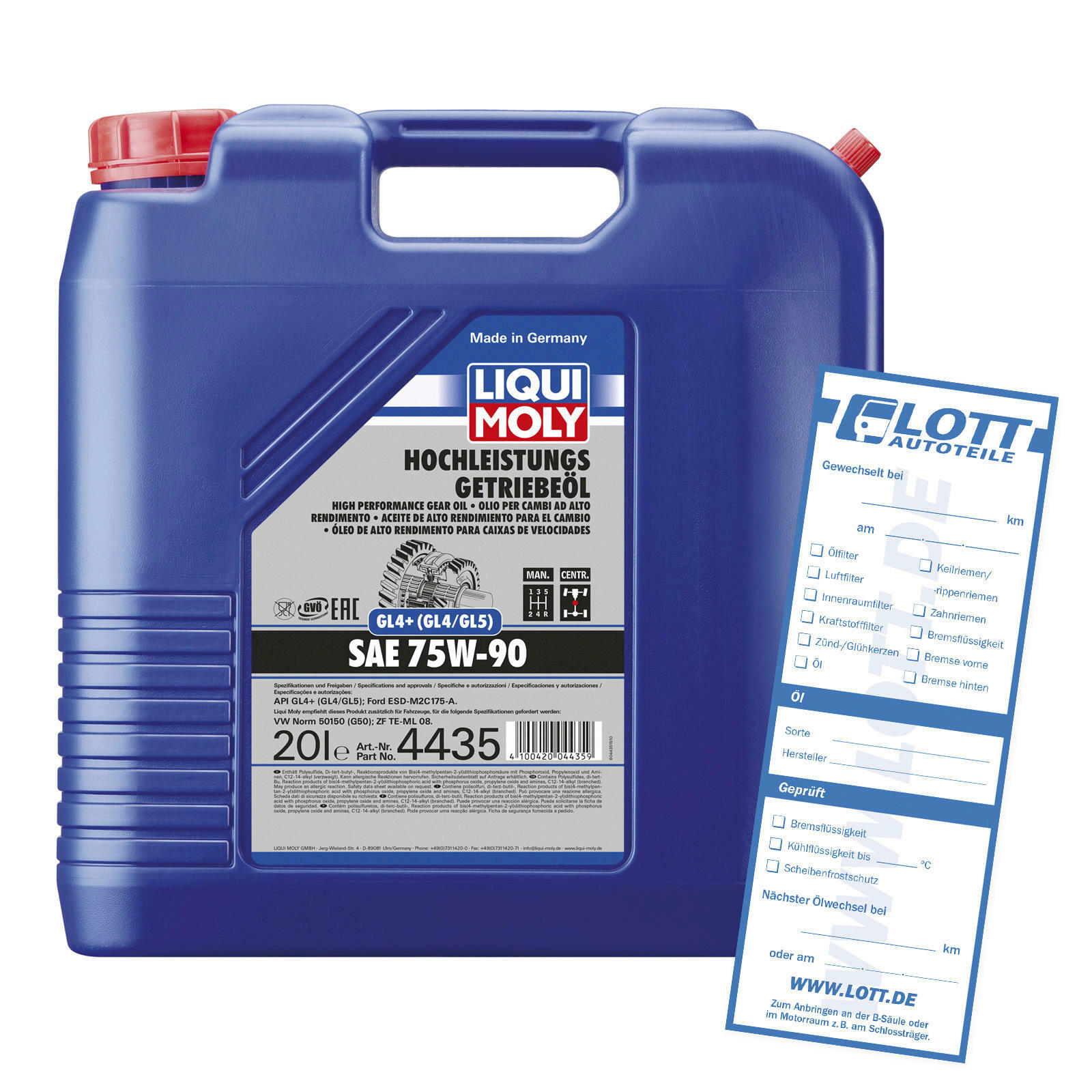 Liqui Moly Getriebeöl SAE 75W-90 20L