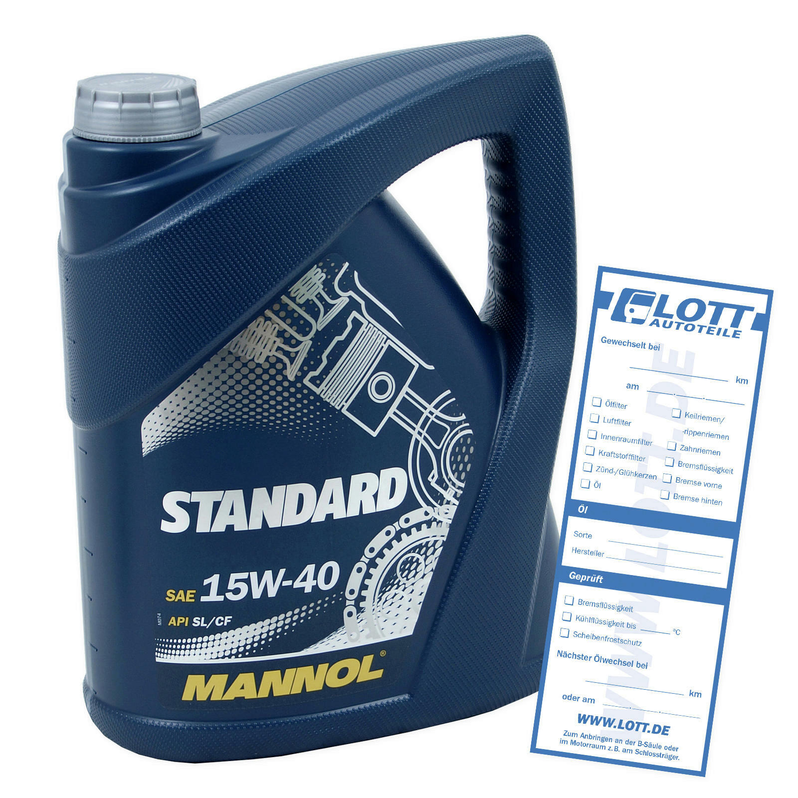 MOTORÖL MANNOL STANDARD 15W-40 Universal 5 Liter