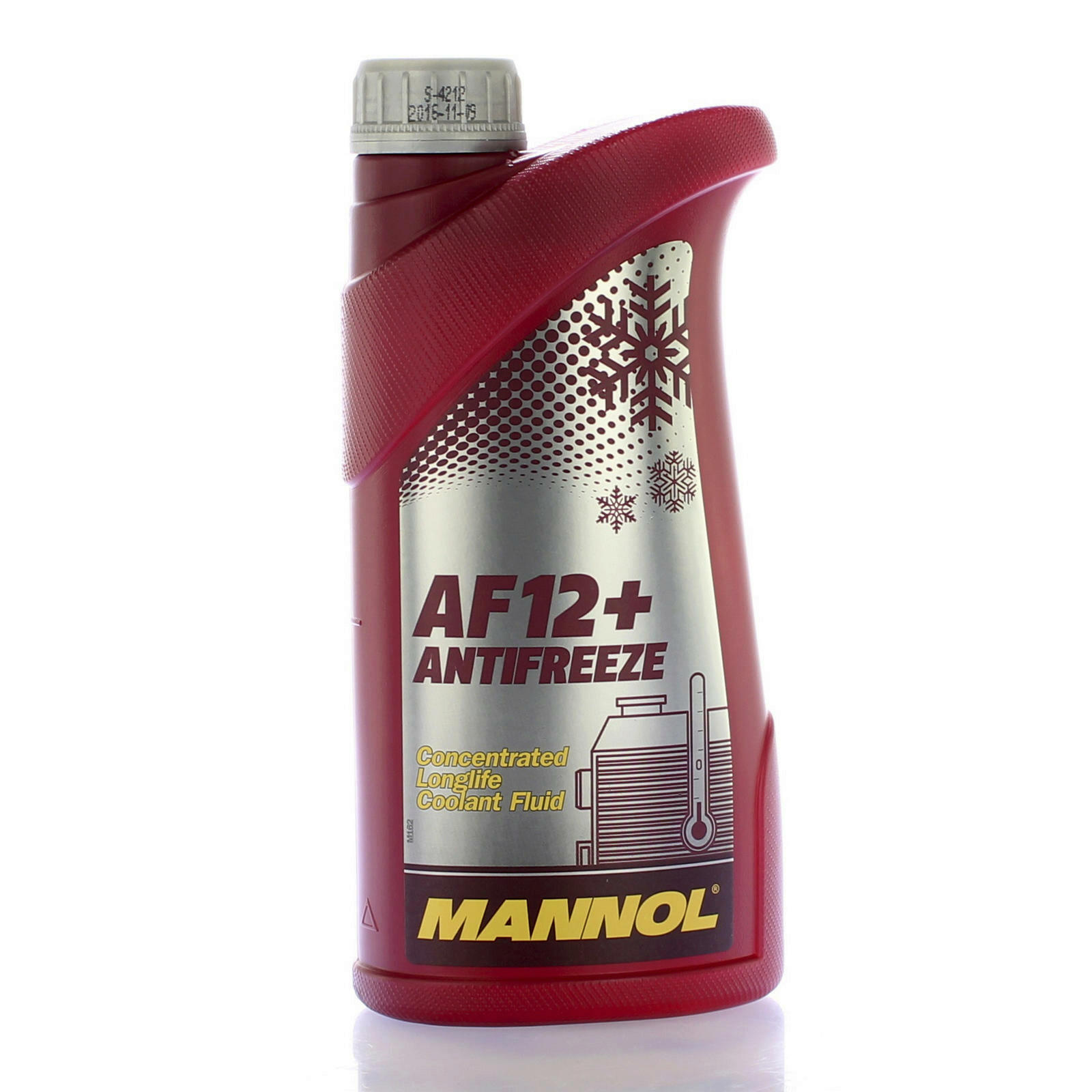1L Mannol Kühlerfrostschutz AF12+ Longlife Rot G12+ Konzentrat