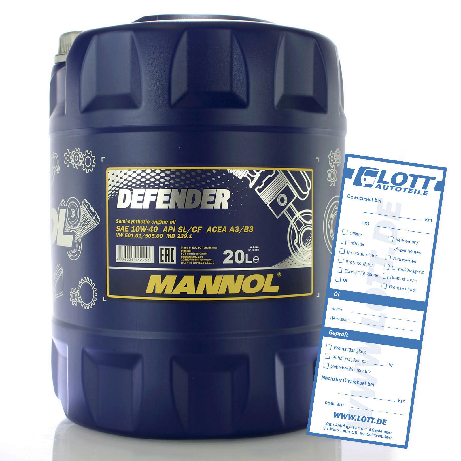 Mannol Defender 10W-40 20L