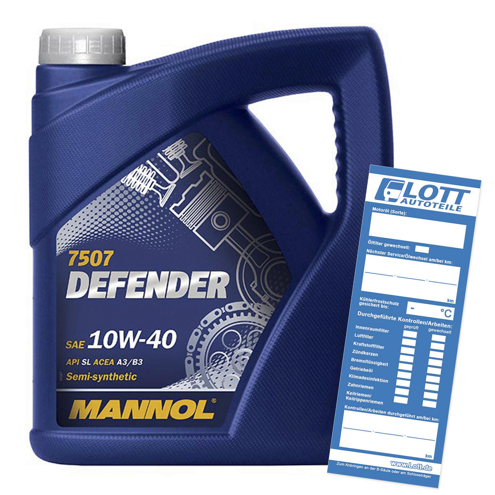 4L MOTORÖL MANNOL DEFENDER 10W-40