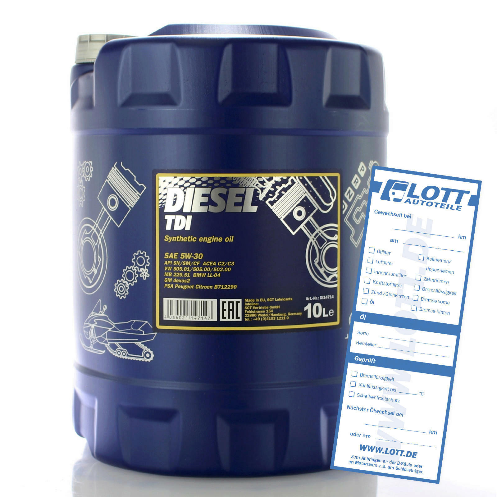 Mannol Diesel TDI Motoröl 10L