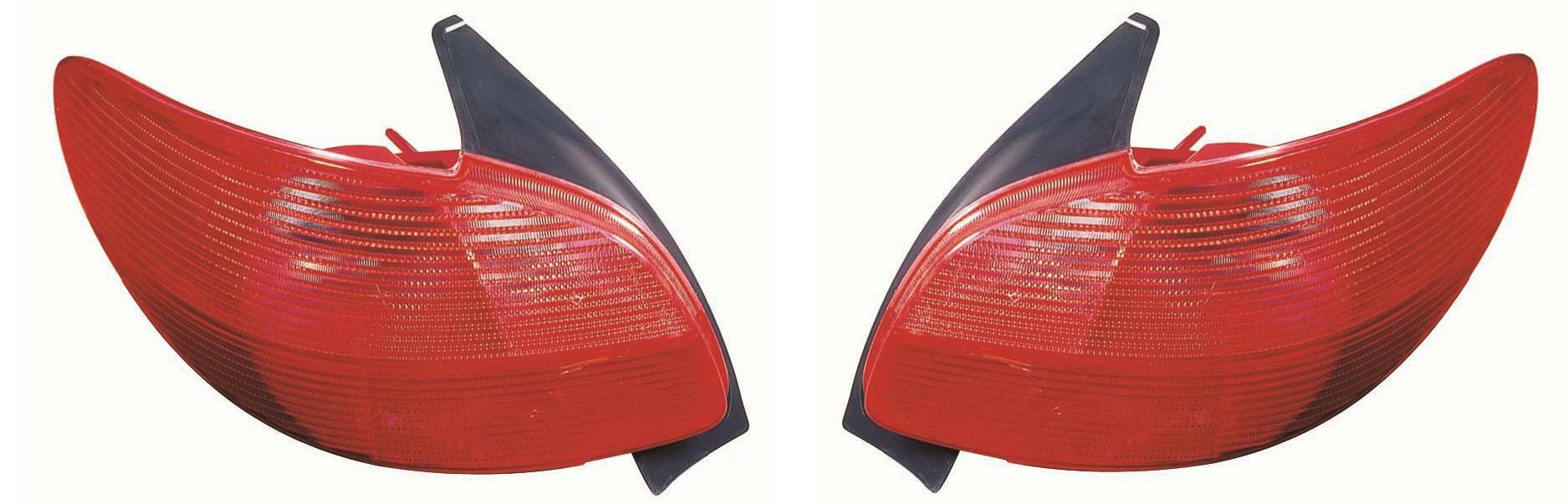 2x Heckleuchte links + rechts LED passend für Peugeot 206 70 90 BJ bis 12/2005