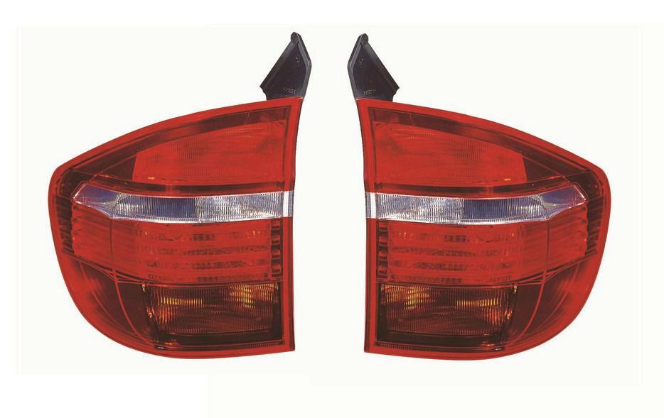 2x Heckleuchte links + rechts au&szlig;en LED passend f&uuml;r BMW X5 E70 BJ bis 12/2010