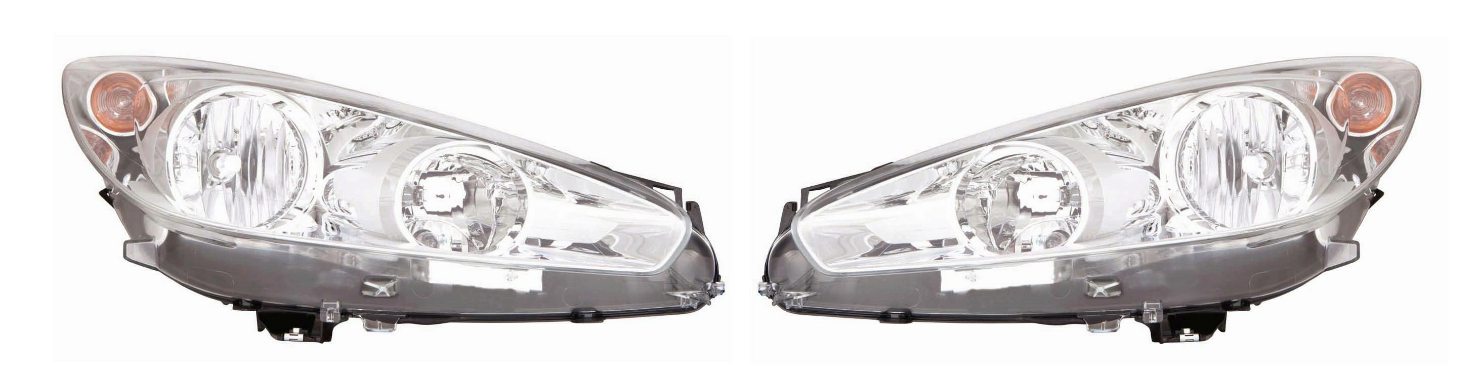 Hauptscheinwerfer H7 links + rechts passend für Peugeot 208 1 1.2 bis BJ...