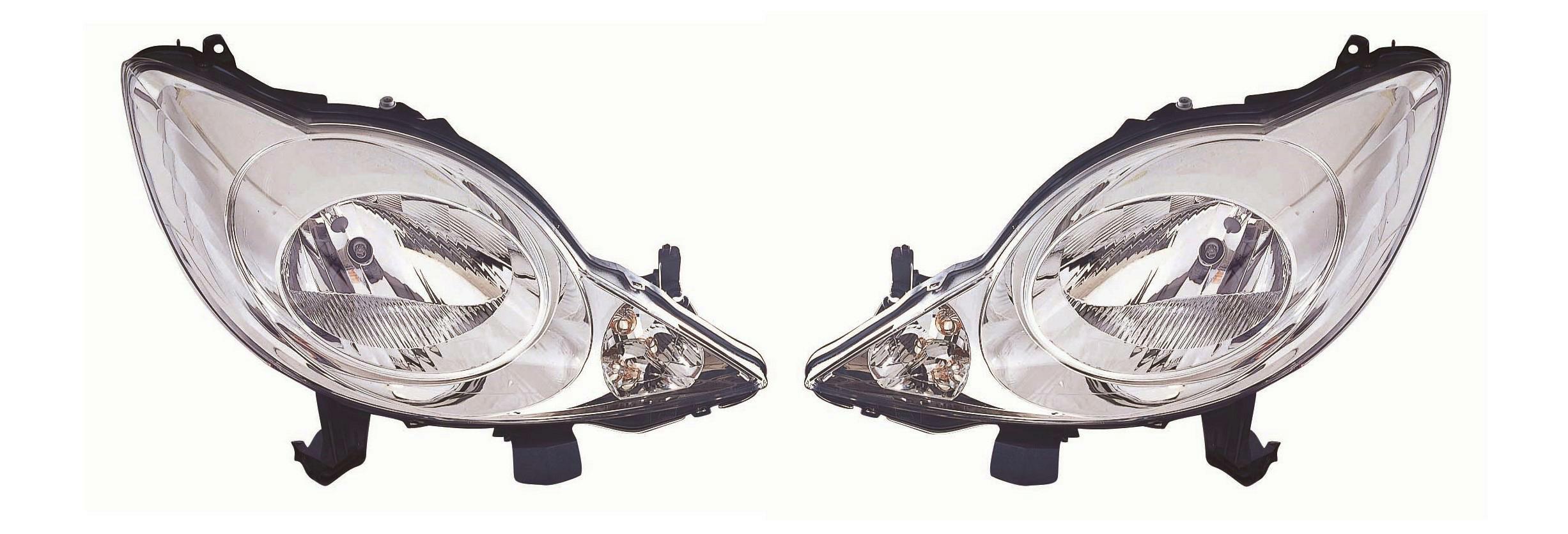 2x Hauptscheinwerfer links & rechts passend für PEUGEOT 107 PM_ PN_ ...