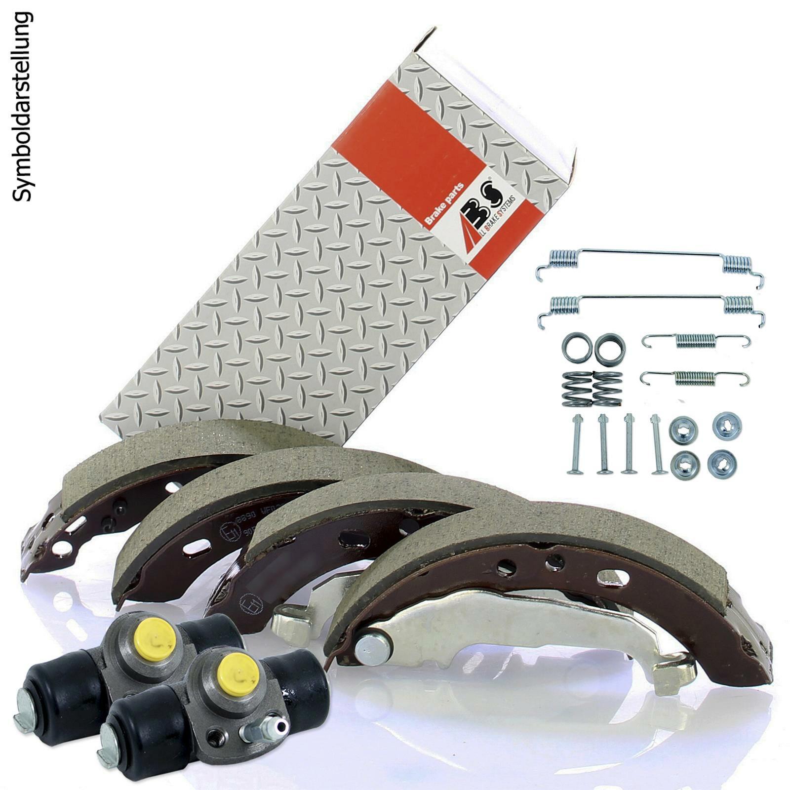 A.b.s Bremsbackensatz + Bremszylinder Montagesatz hinten passend f&uuml;r Ford 1.3