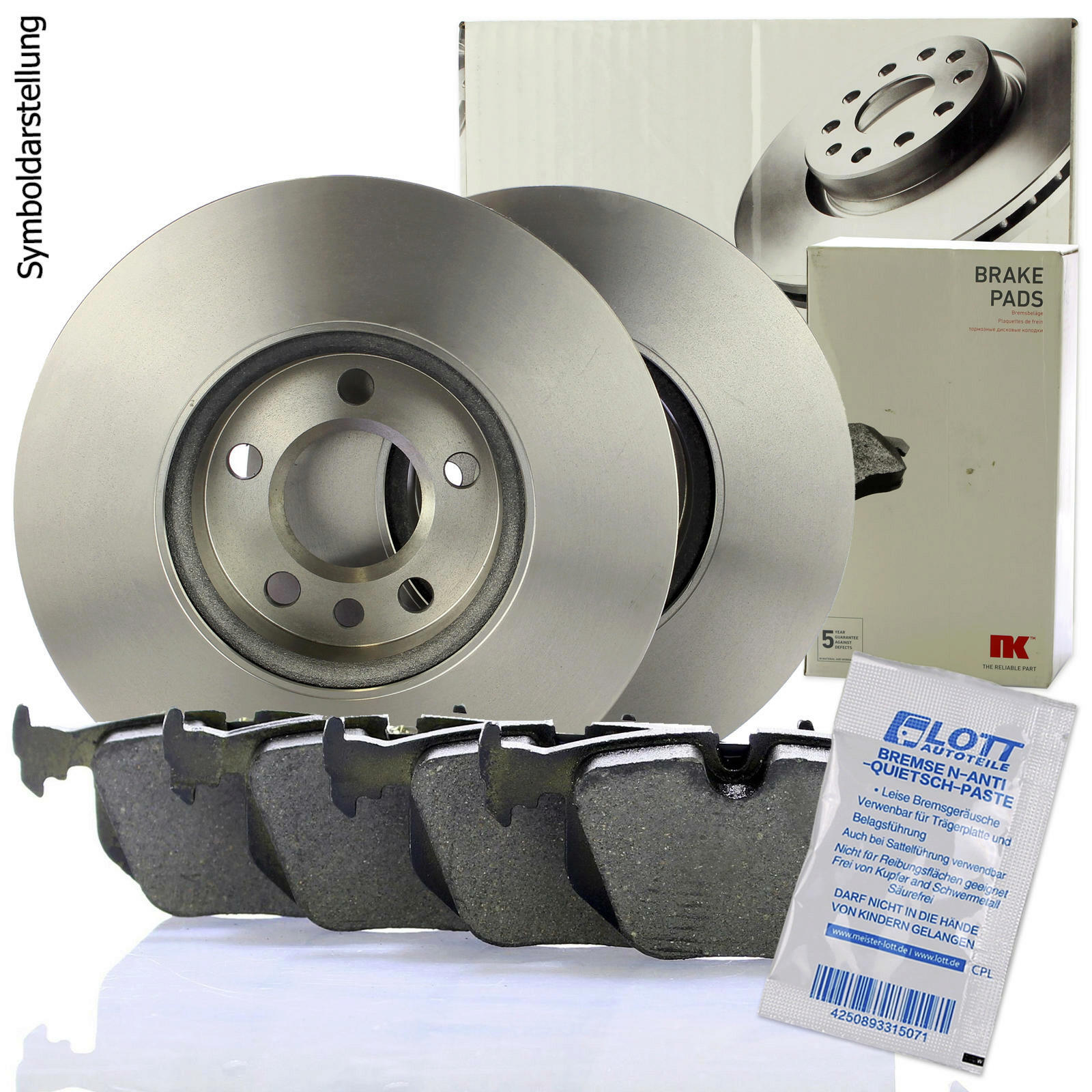 NK Bremsscheiben + NK Bremsbeläge hinten