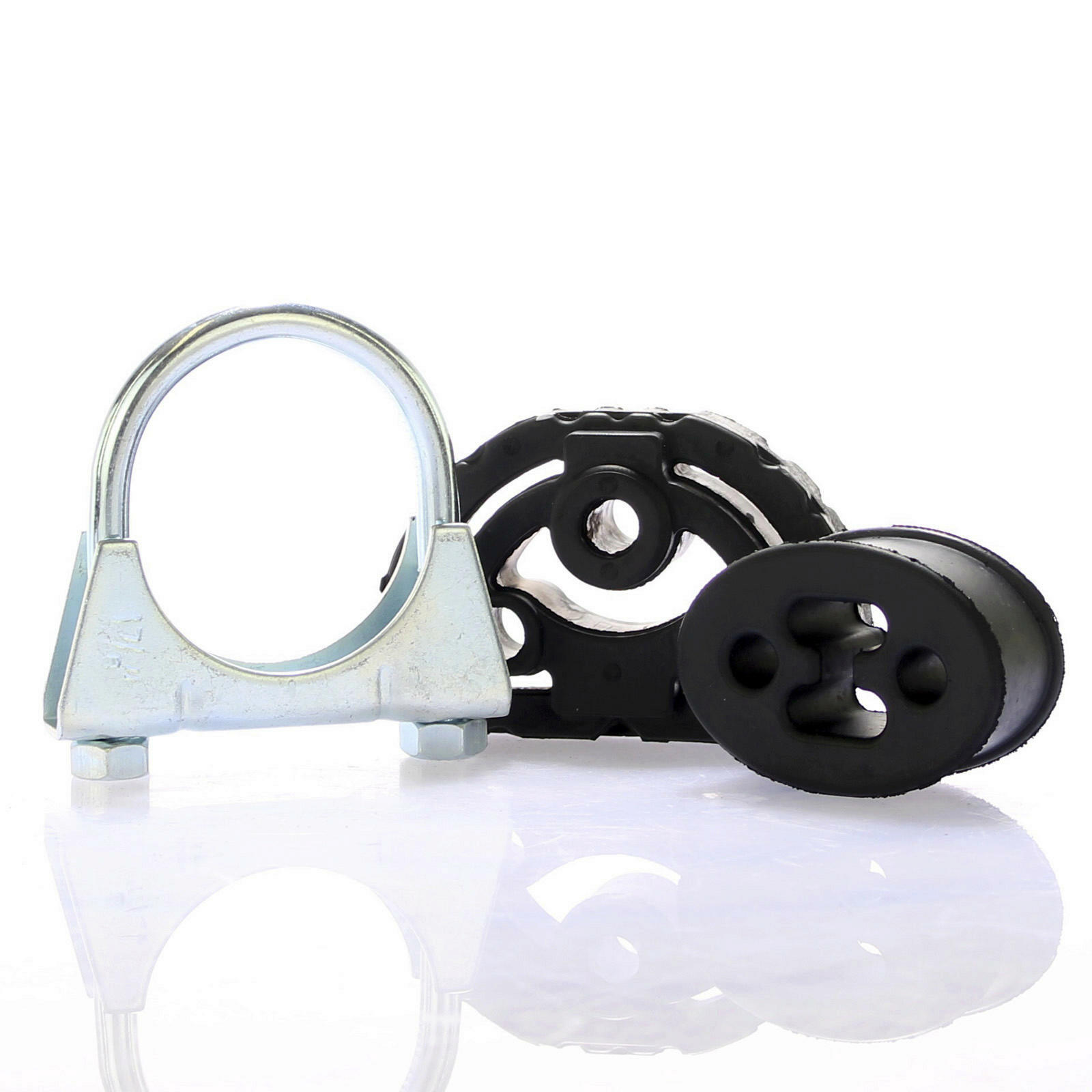 Auspuff Endschalld&auml;mpfer Endtopf + Montagesatz Set passend f&uuml;r Fiat...