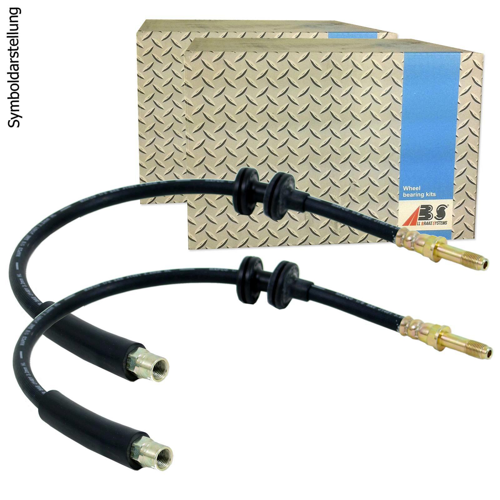 2x A.B.S. Bremsschlauch vorne links + rechts Set passend f&uuml;r Fiat0.9 1.4