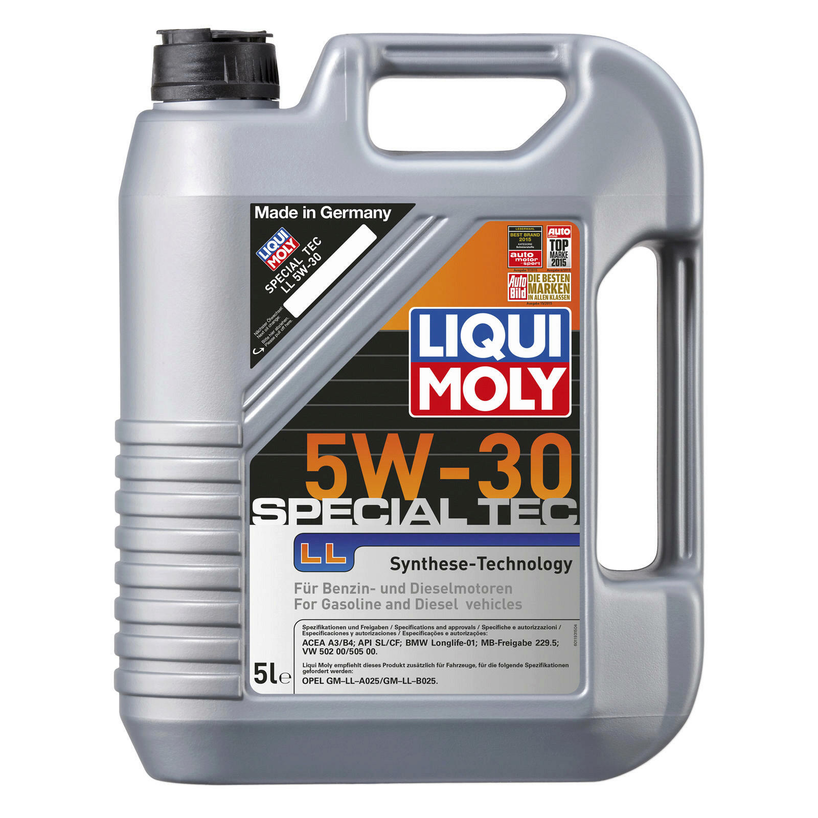 Ölwechsel Set 5L 5W30 Öl Motoröl LIQUI MOLY + MANN Ölfilter + Ablassschraube