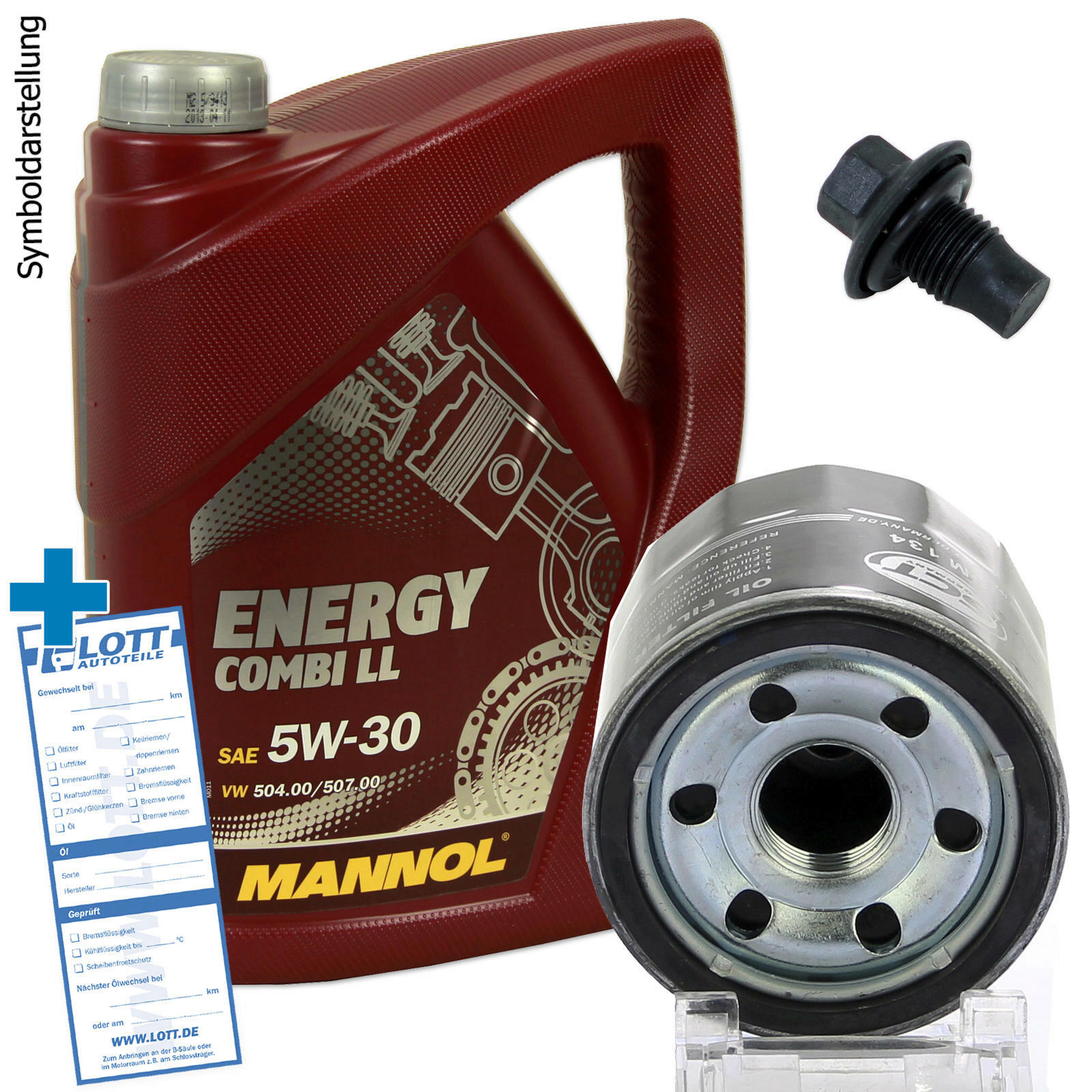 ölwechsel Set 5 Liter 5w30 öl ölfilter Ablassschraube Lott