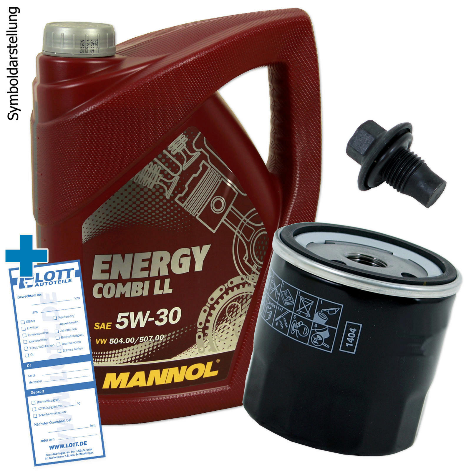 Ölwechsel Set 5 Liter 5W30 Öl + Ölfilter + Ablassschraube