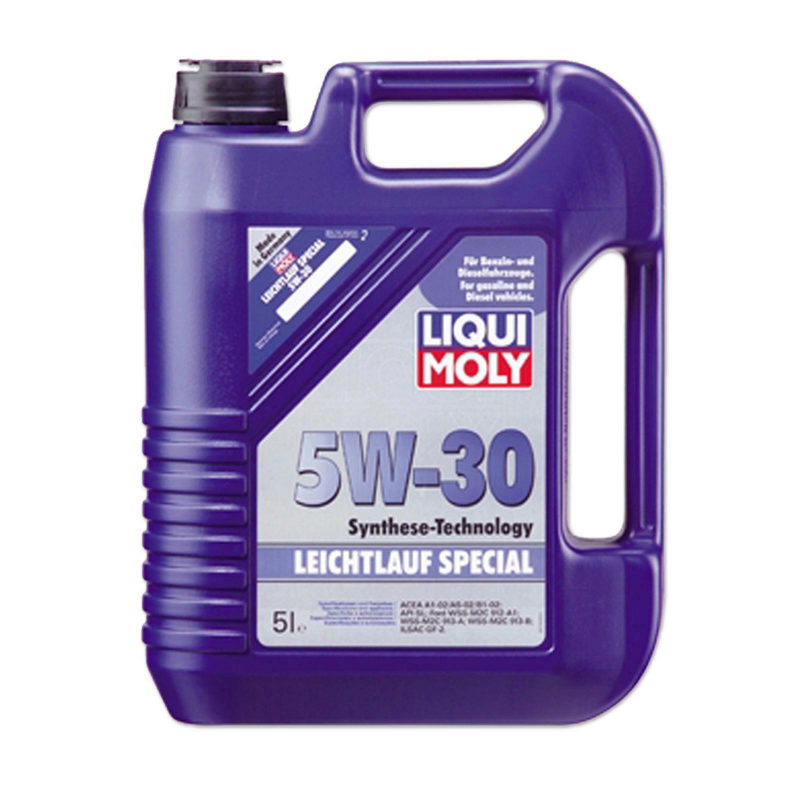 Ölwechsel Set 6L 5W30 Öl Motoröl LIQUI MOLY + MANN Ölfilter + Ablassschraube