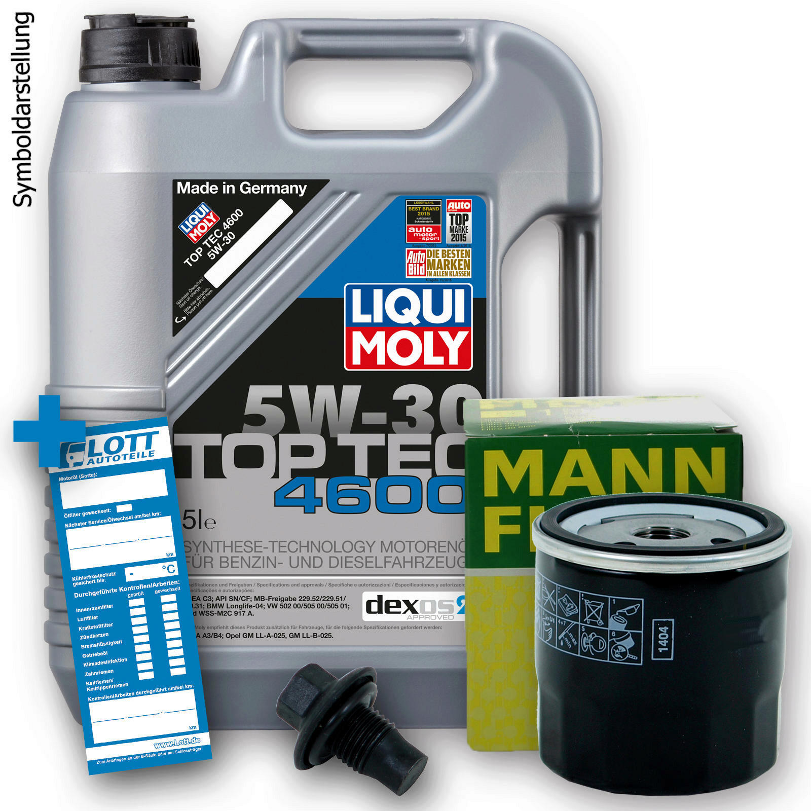 Ölwechsel Set 5L 5W30 Öl Motoröl LIQUI MOLY + MANN Ölfilter