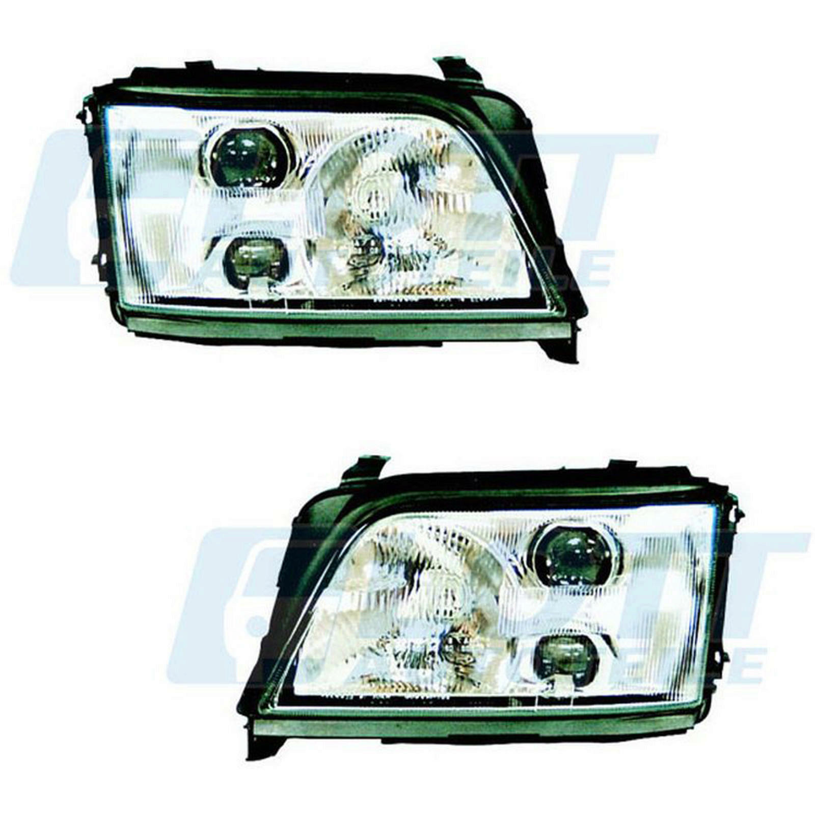 Hauptscheinwerfer H1 H3 links + rechts passend für Audi A6 C4 4A5 2.5 1....