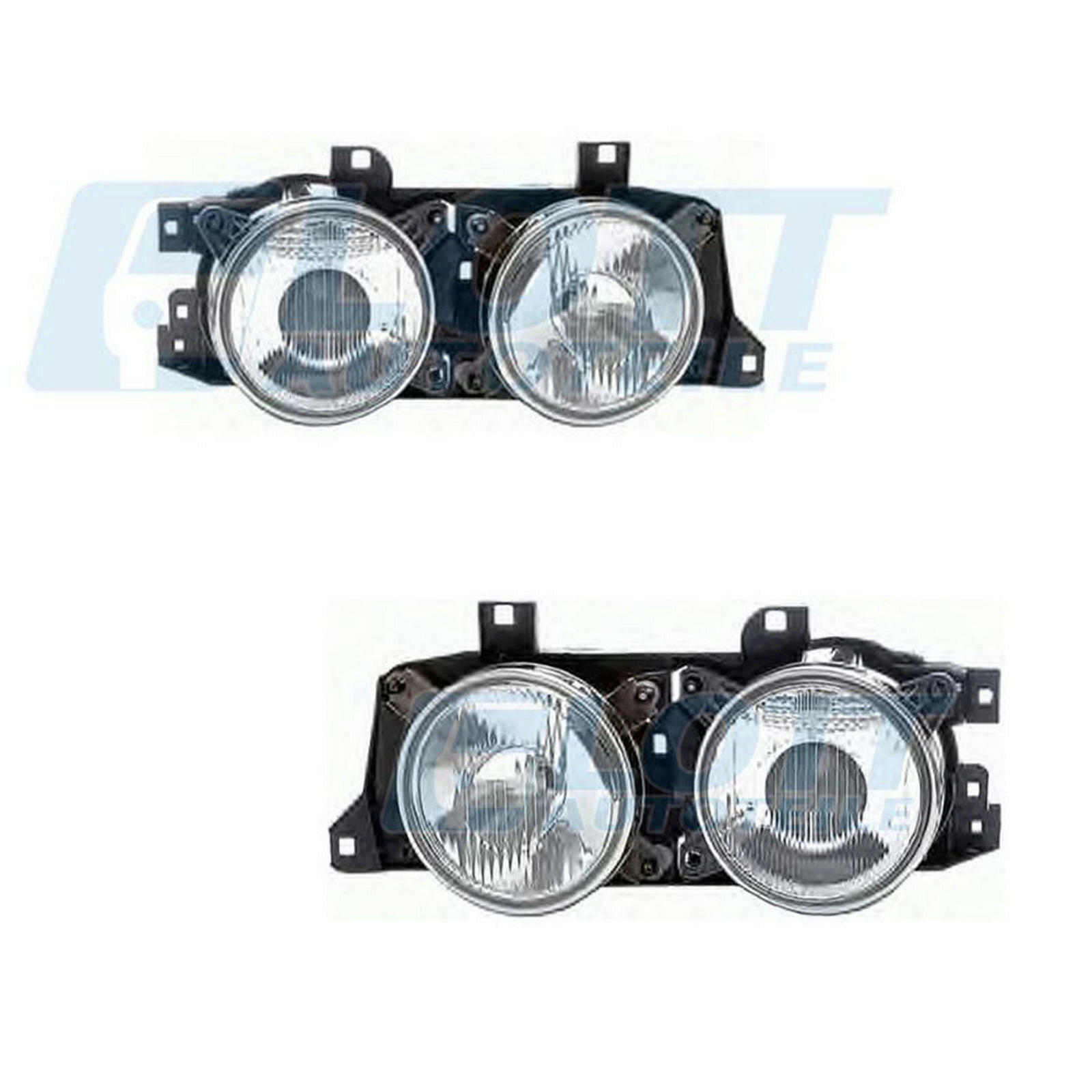 Hauptscheinwerfer H1 links + rechts passend für BMW 7 E32 ab BJ 09/1988 ...