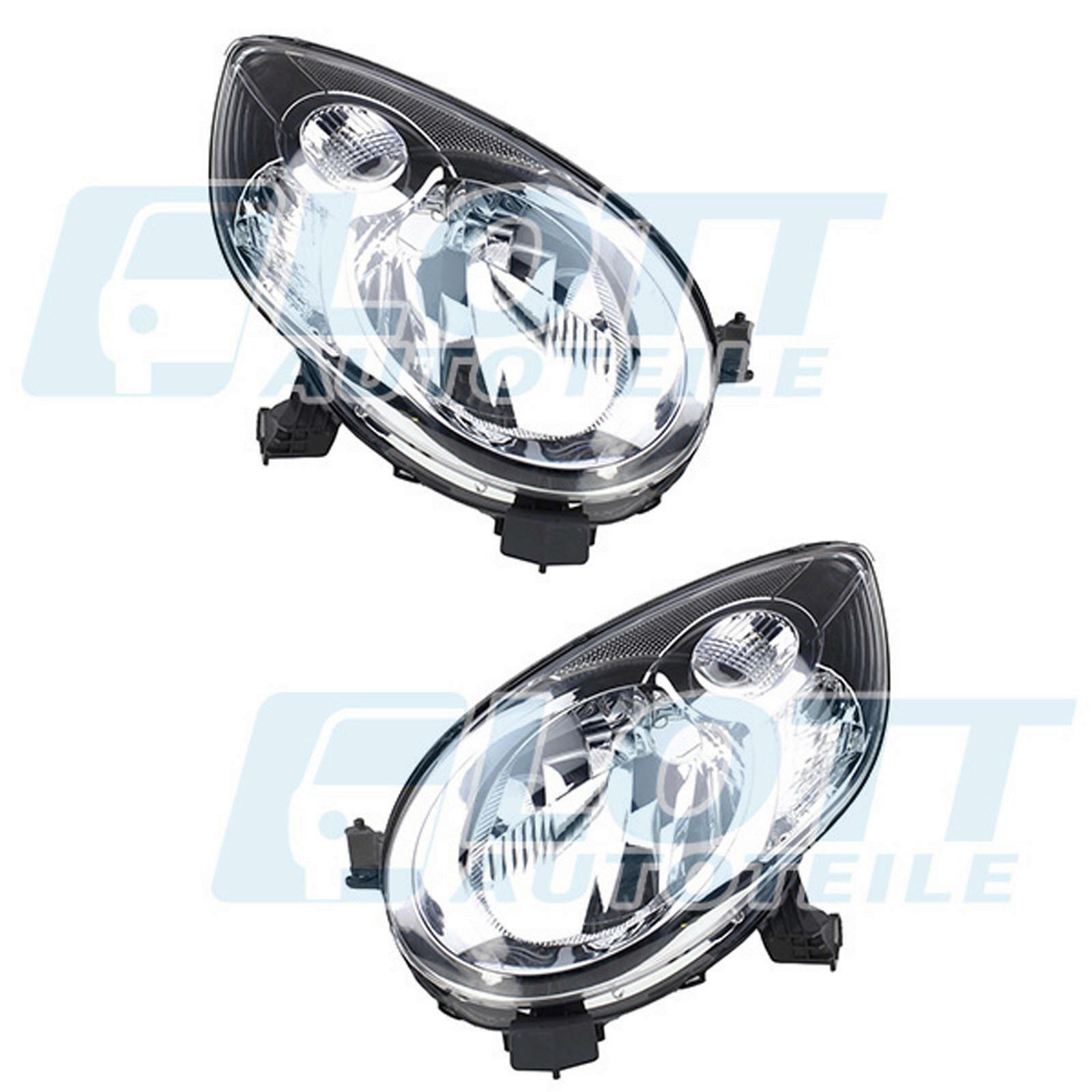 Hauptscheinwerfer H4 links + rechts passend für Citroen C1 1.0 1.4 HDi