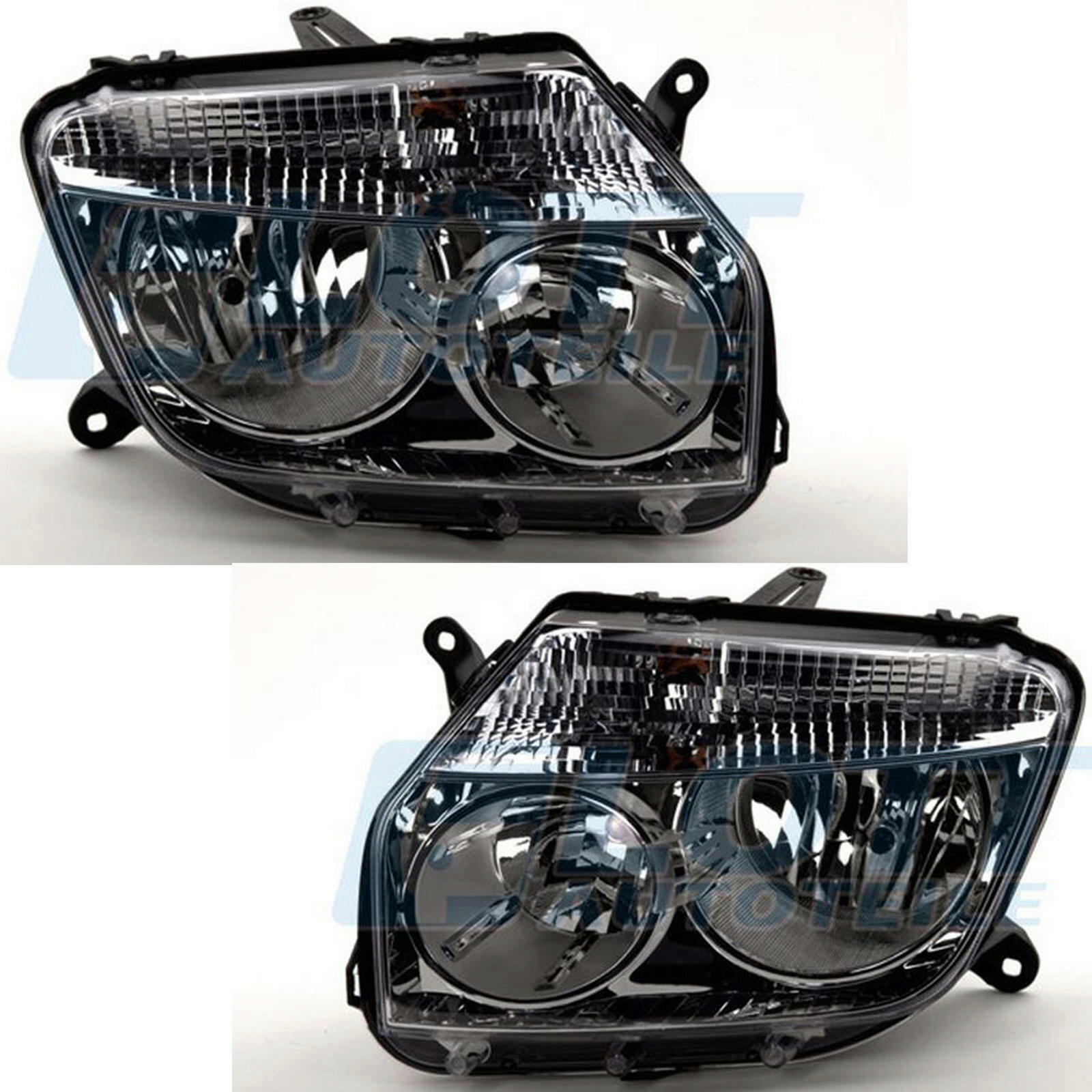 Hauptscheinwerfer H7 H1 links + rechts passend für Dacia Duster bis BJ 12/2013