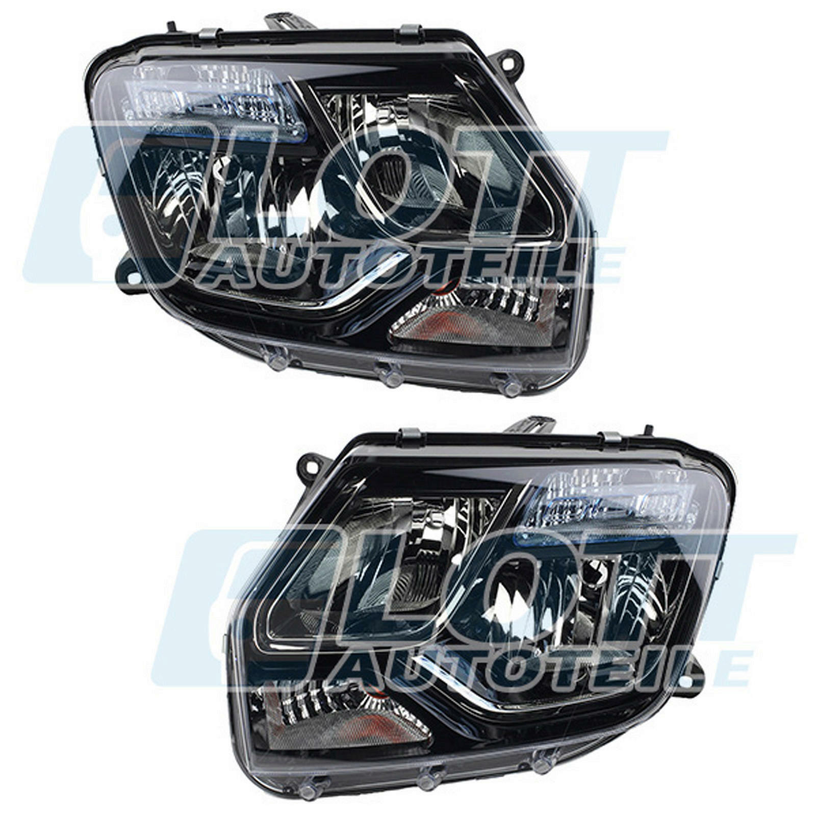 Hauptscheinwerfer H1 H7 links + rechts passend für Dacia Duster bis BJ 01/2015