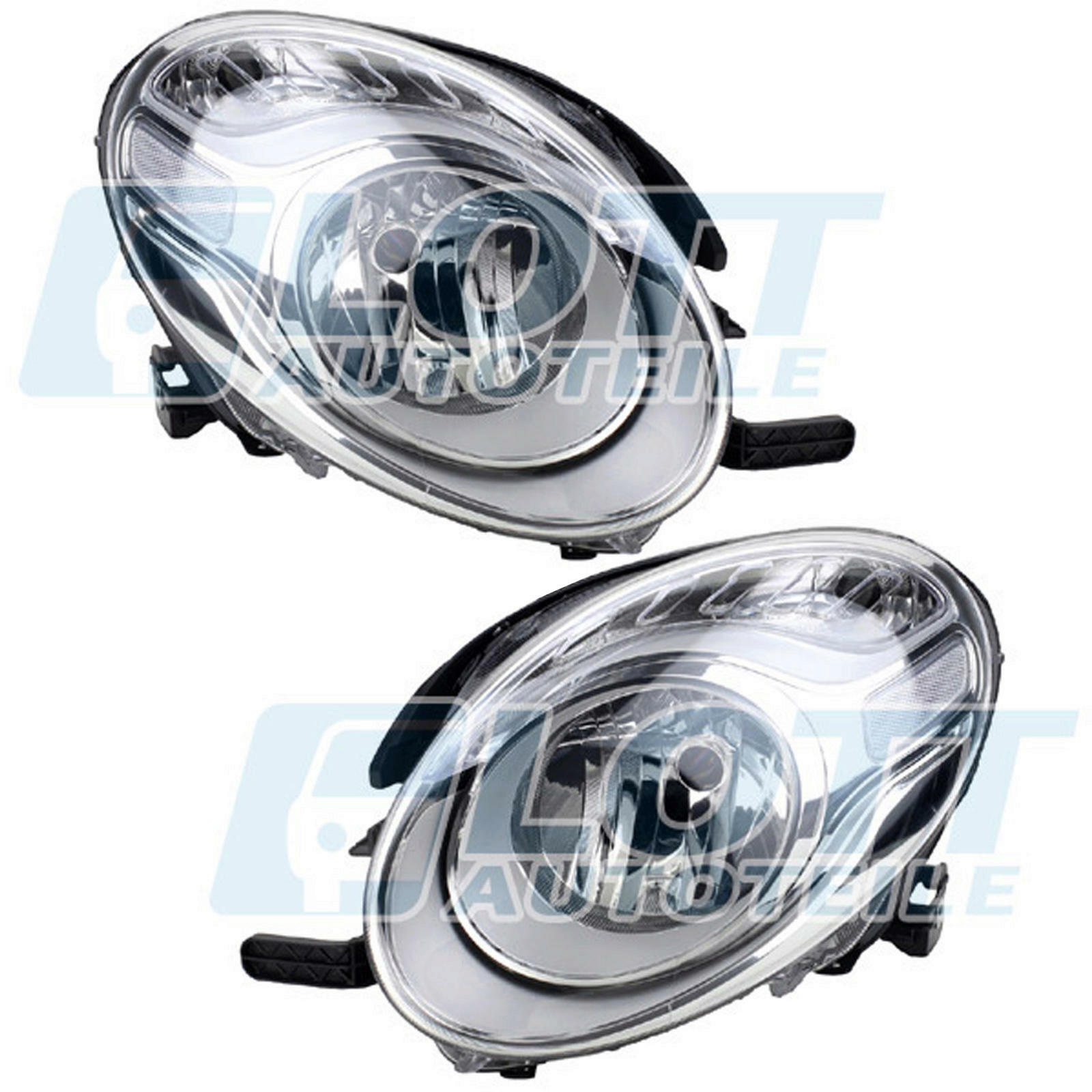 Hauptscheinwerfer H7 links + rechts passend für Fiat 500l 1.4 0.9 1.6 Mu...