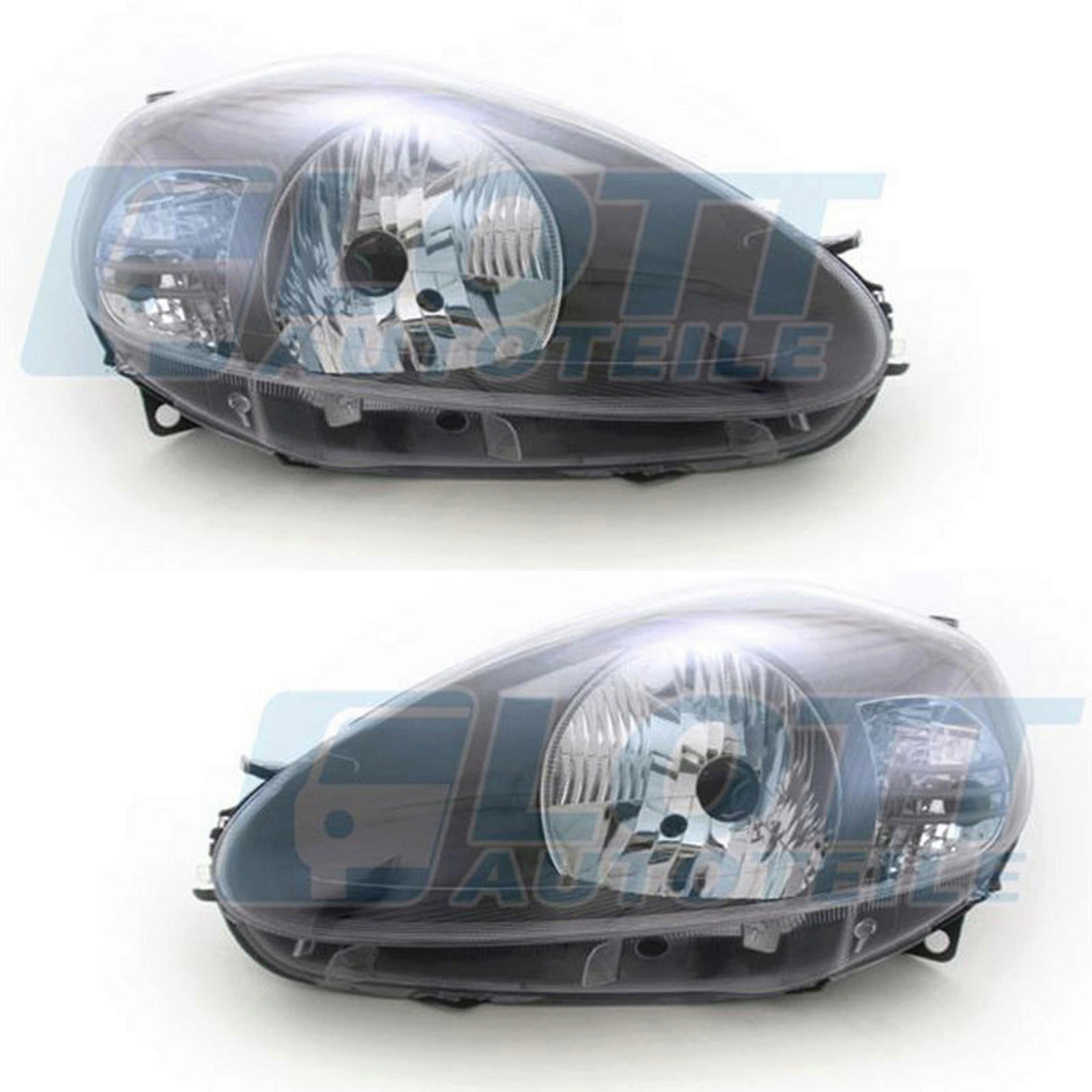 Hauptscheinwerfer H4 links + rechts passend für Fiat Grande Punto ab BJ ...