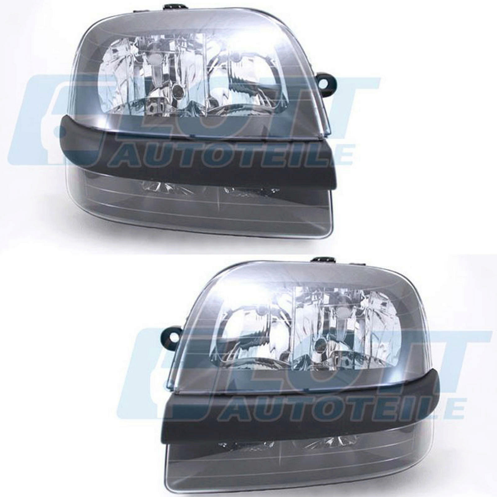 Hauptscheinwerfer H7 H1 links + rechts passend für Fiat Doblo 1.9 bis BJ...