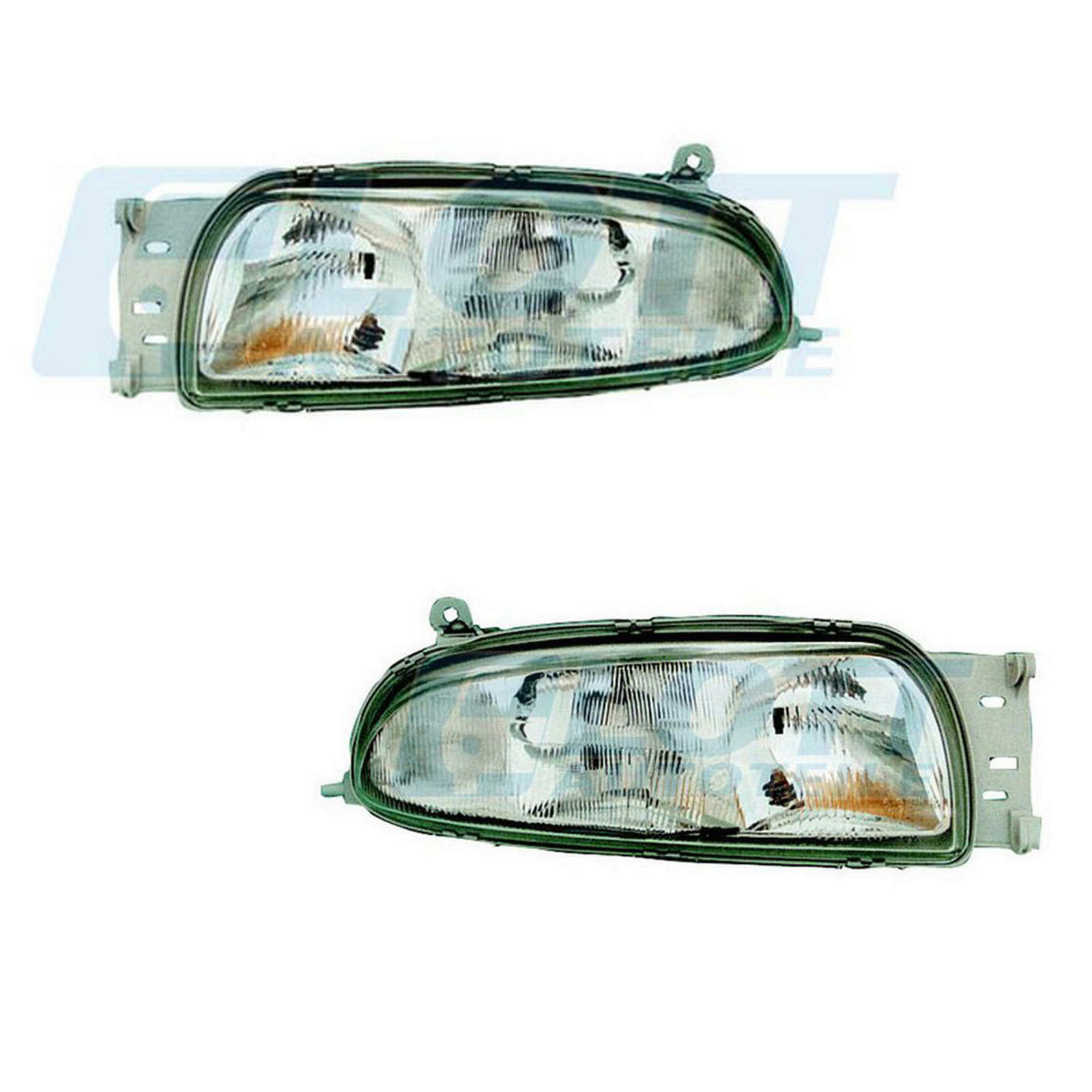Hauptscheinwerfer H7 H1 links + rechts passend für Ford Fiesta 4 Mazda 3 Courier