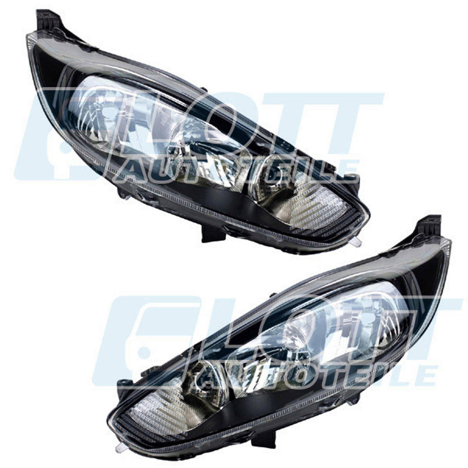 Hauptscheinwerfer H15 links + rechts passend für Ford Fiesta 6 ab BJ 12/...