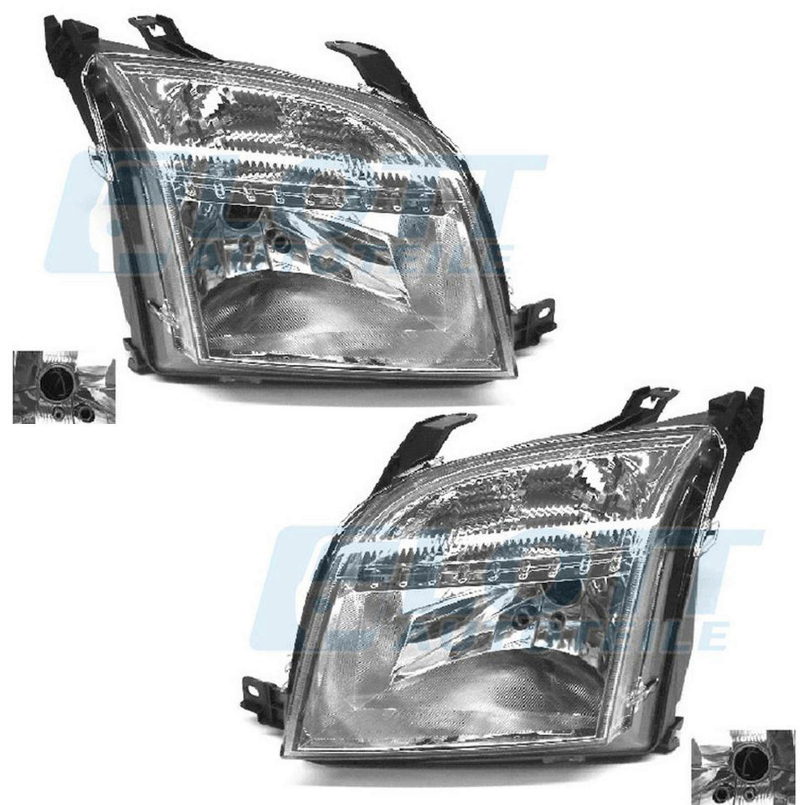 Hauptscheinwerfer H4 links + rechts passend für Ford Fusion 1.4 bis BJ 0...