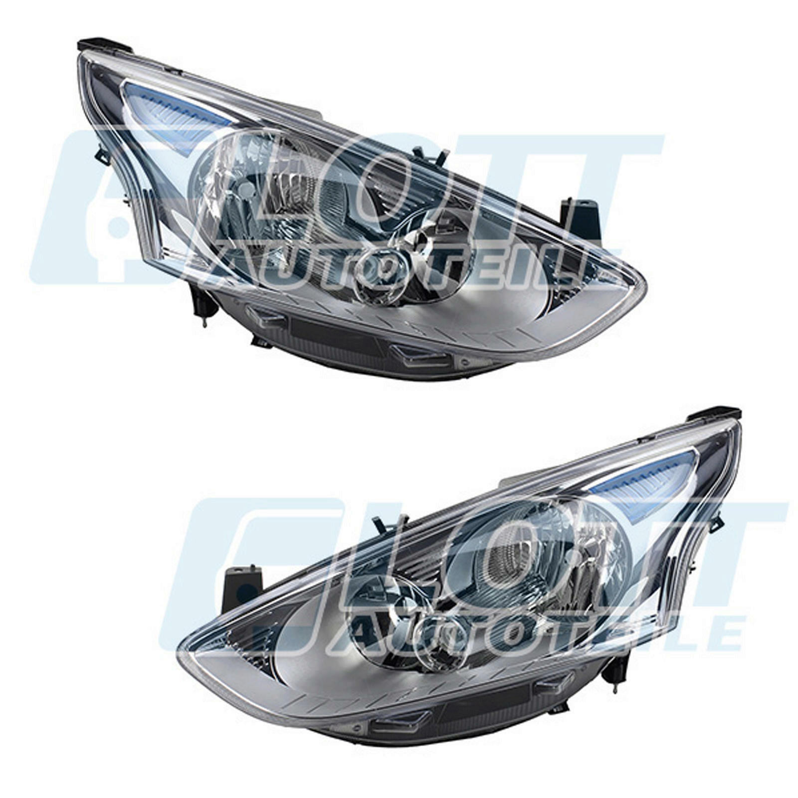 Hauptscheinwerfer H15 links + rechts passend für Ford B-MAX 1.0 1.6 Ti 1...