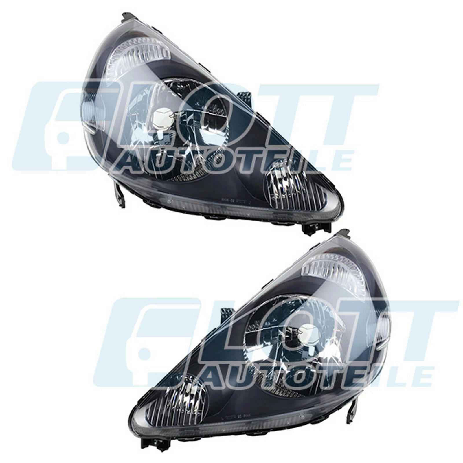 Hauptscheinwerfer H4 links + rechts passend f&uuml;r Honda Jazz 2 1.3 bis BJ 12/2004