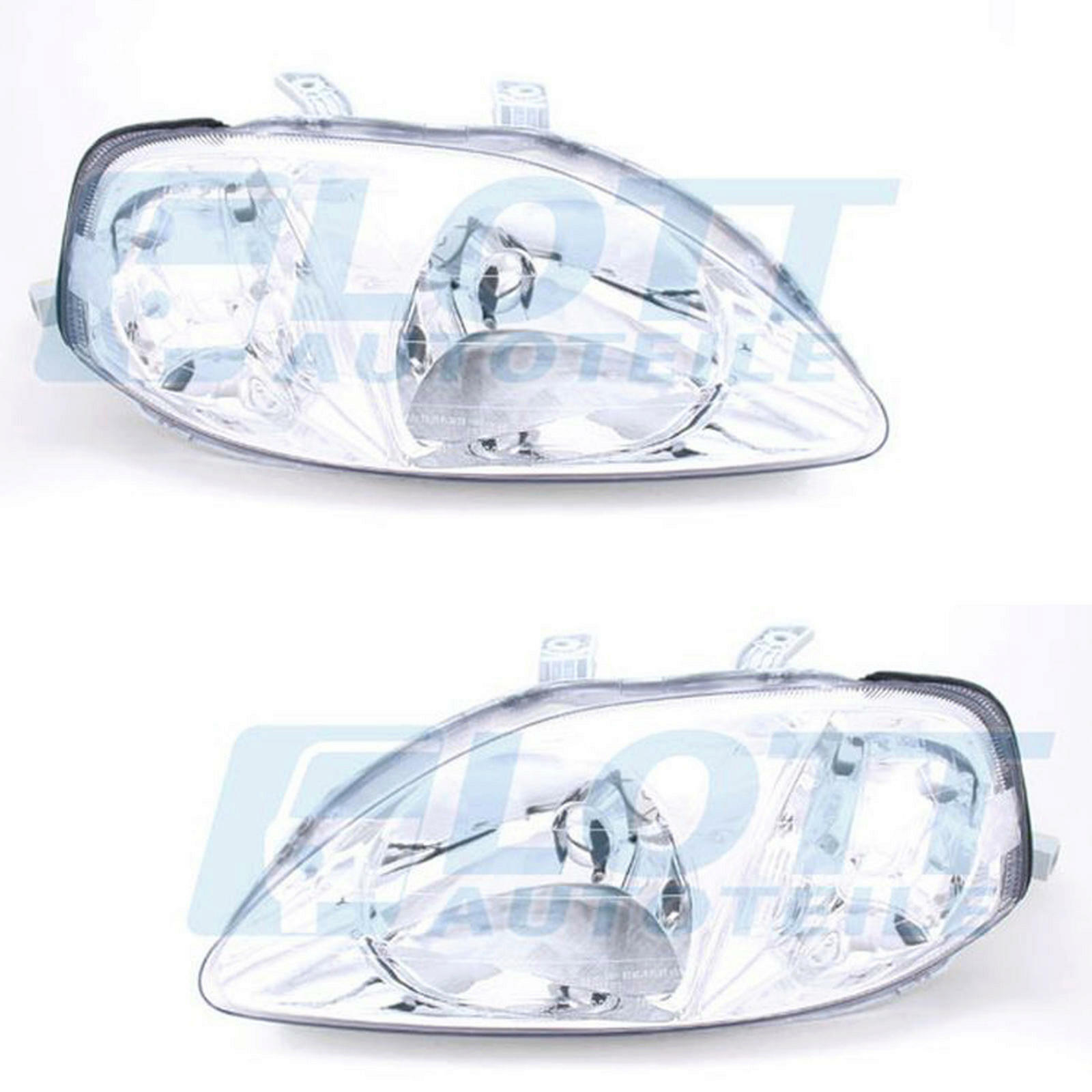 Hauptscheinwerfer H4 links + rechts passend für Honda Civic 6 1.4 ab BJ ...