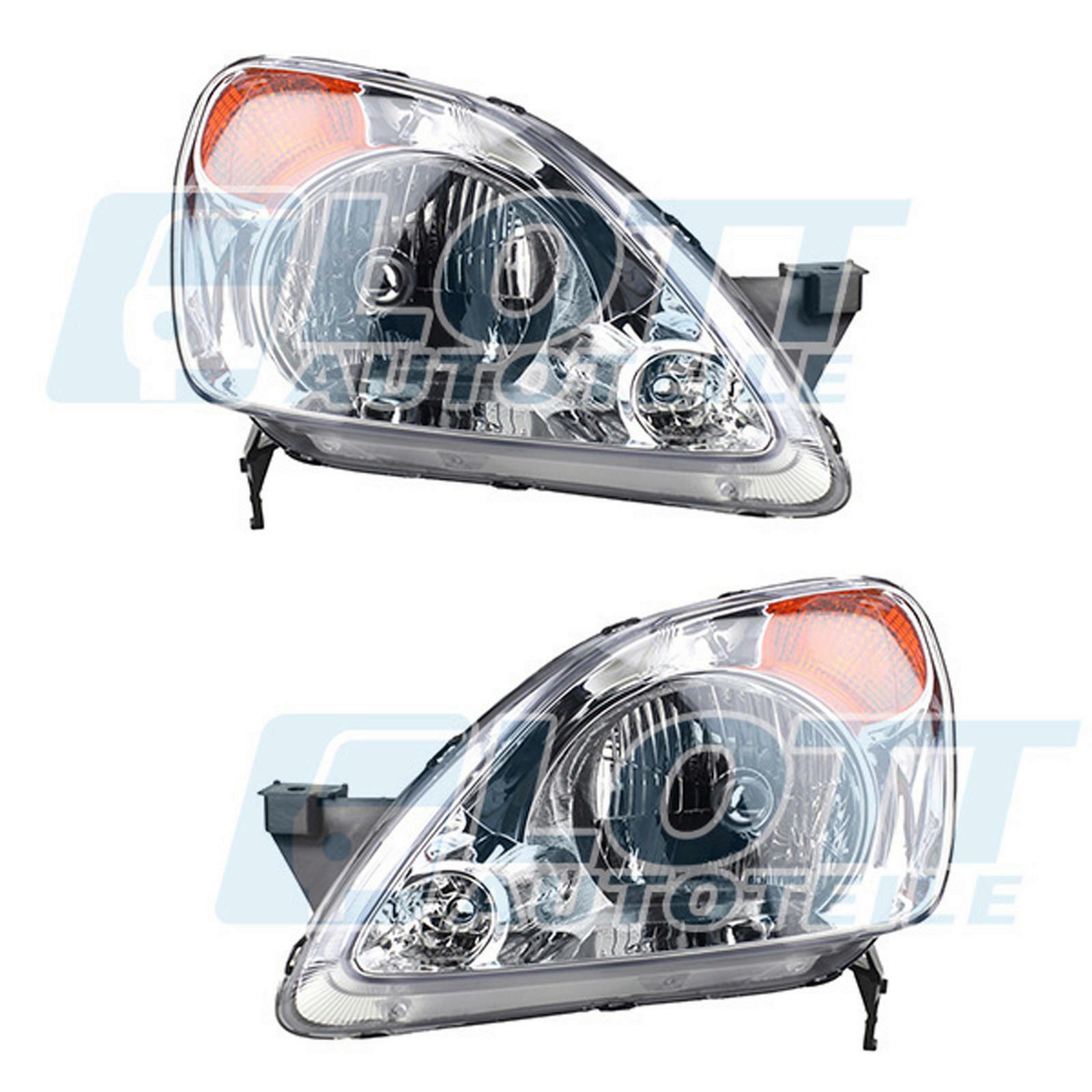 Hauptscheinwerfer H4 links + rechts passend f&uuml;r Honda CR-V 2 2.0 bis BJ 08/2004