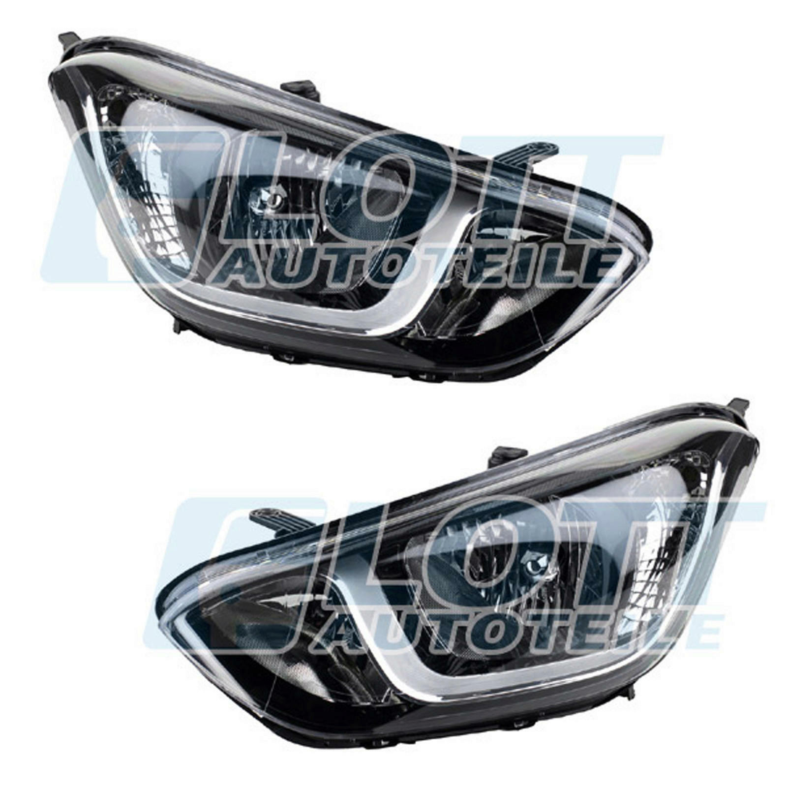Hauptscheinwerfer H7 links + rechts passend für Hyundai i20 1 1.2 ab BJ ...