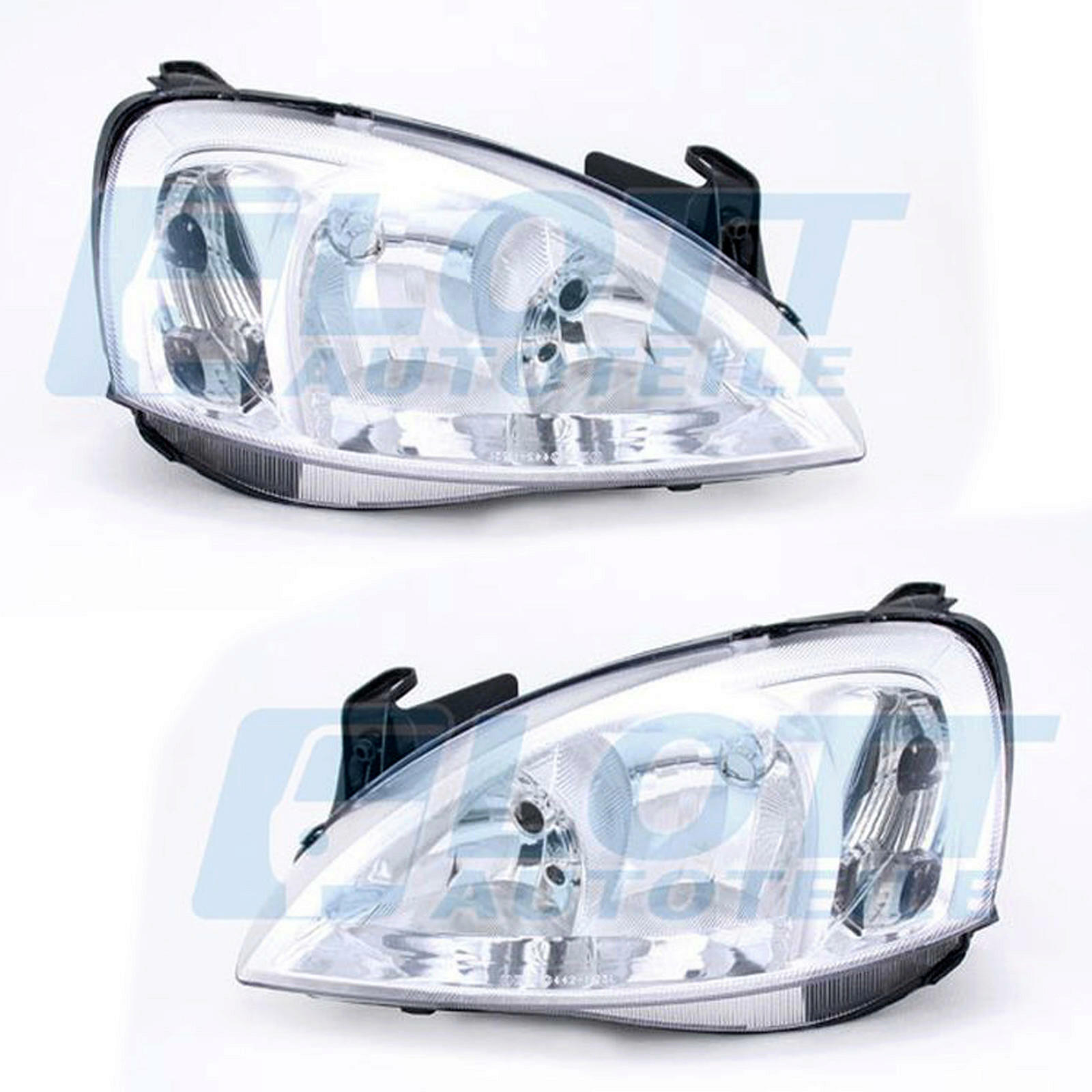 Hauptscheinwerfer H7 H1 links + rechts passend für Opel Corsa ab BJ 07/2003 1.2