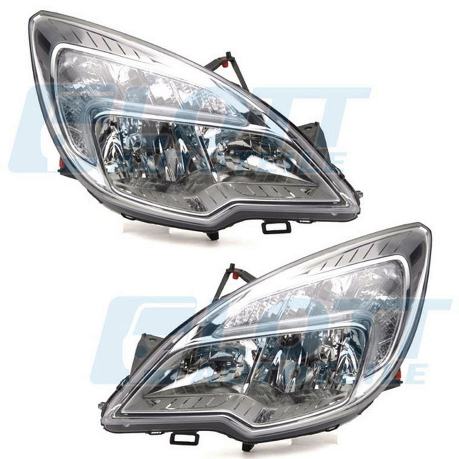Hauptscheinwerfer H7 H1 links + rechts passend für Opel Meriva bis BJ 12...