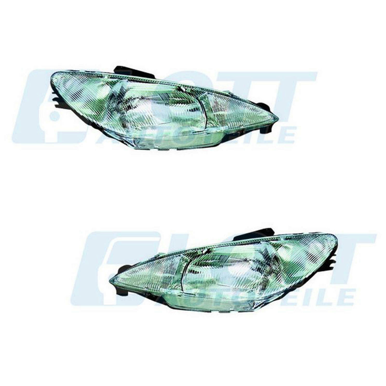 Hauptscheinwerfer H4 links + rechts passend für Peugeot 206 1.4 1.1 SW 1...