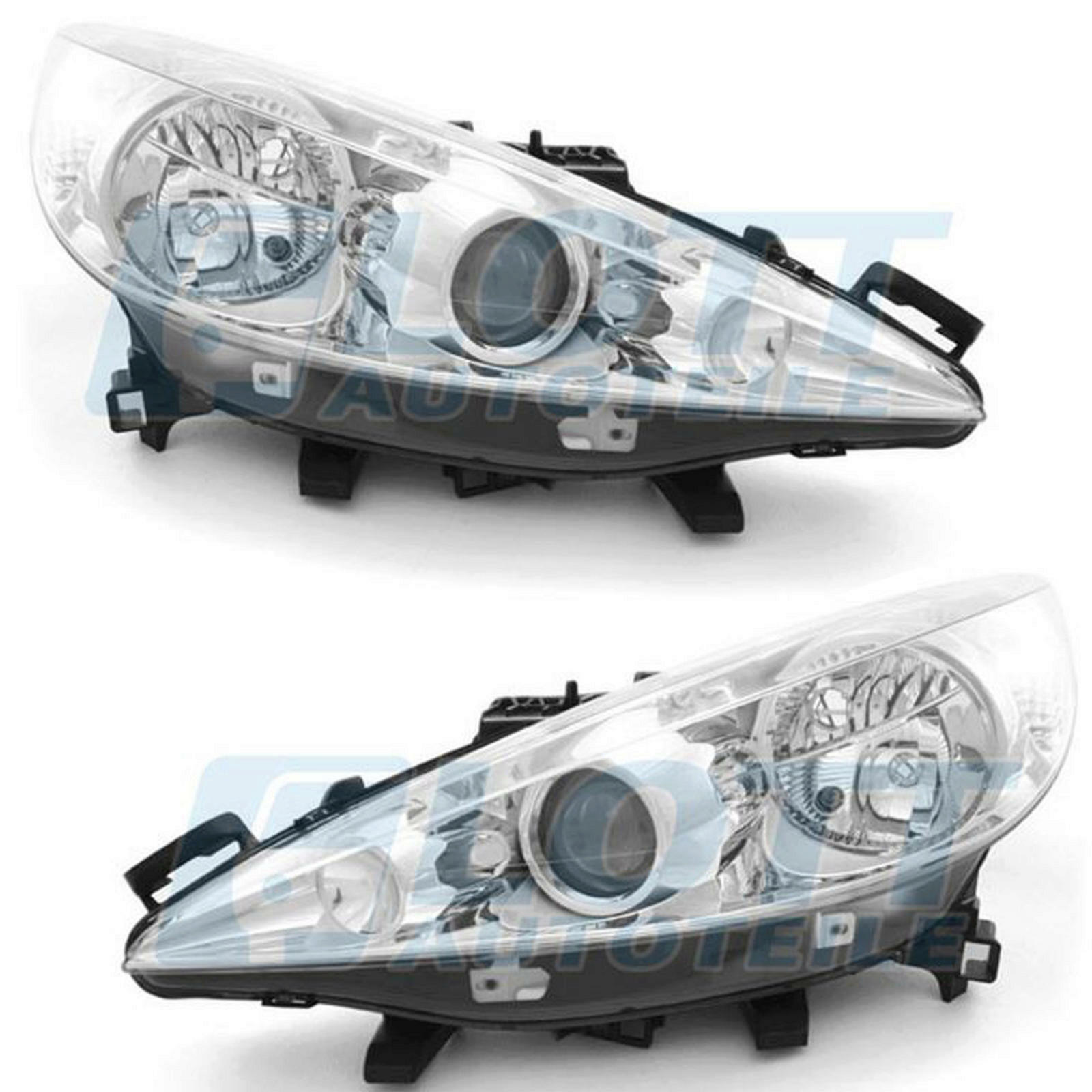 Hauptscheinwerfer H1 H7 links + rechts passend für Peugeot 207 1.6 207 2...