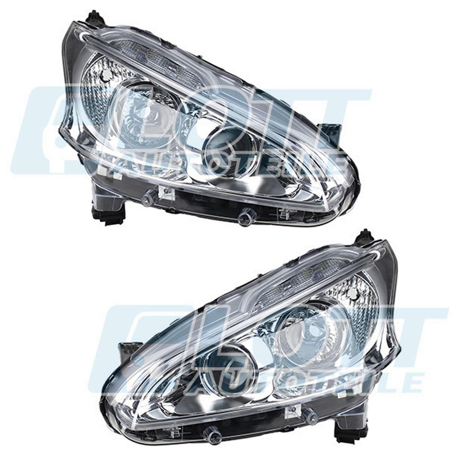 Hauptscheinwerfer H7 links + rechts passend für Peugeot 208 1 1.2 bis BJ...